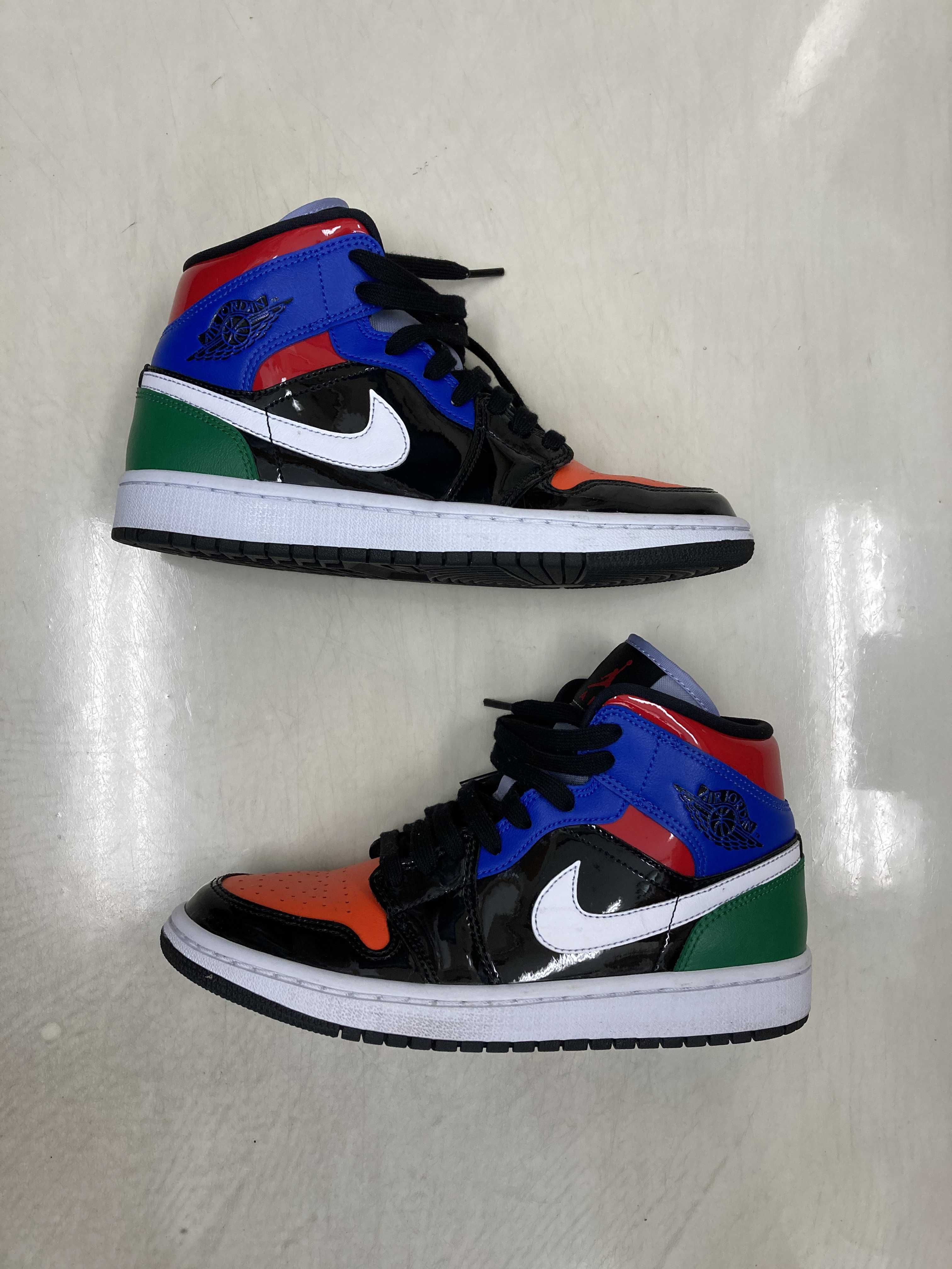 NIKE Women's AIR JORDAN 1 MID "PATENT BLEND"