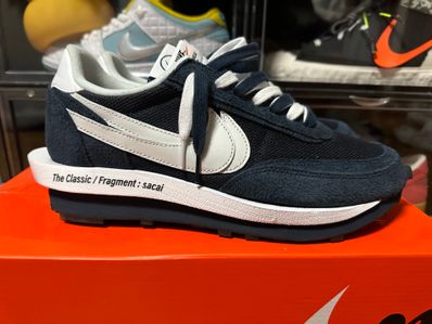 Fragment × sacai × Nike LD Waffle "Blackended Blue"