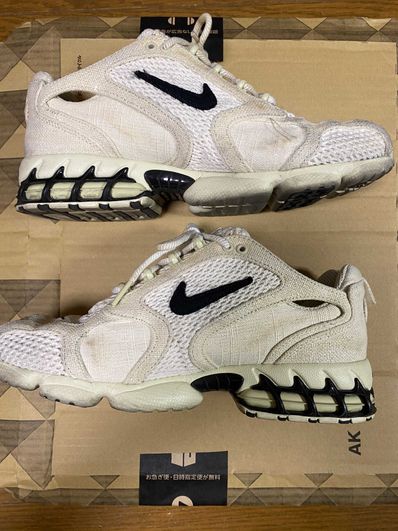 Stussy × Nike Air Zoom Spiridon CG 2 "Fossil/Black"