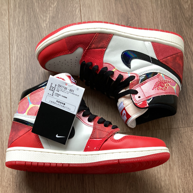 Spider-Man × Nike Air Jordan 1 Retro High OG SP "Spider-Man: Across the Spider-Verse/University Red"