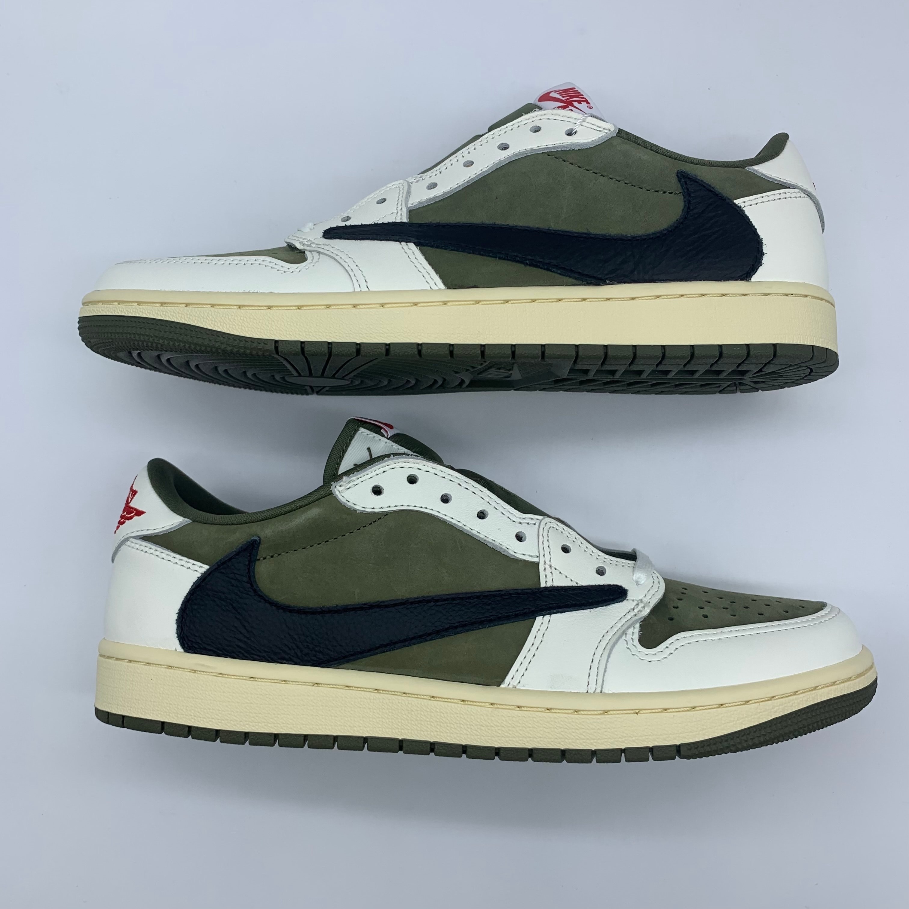 Travis Scott × Nike Air Jordan 1 Low OG SP "Reverse Olive"