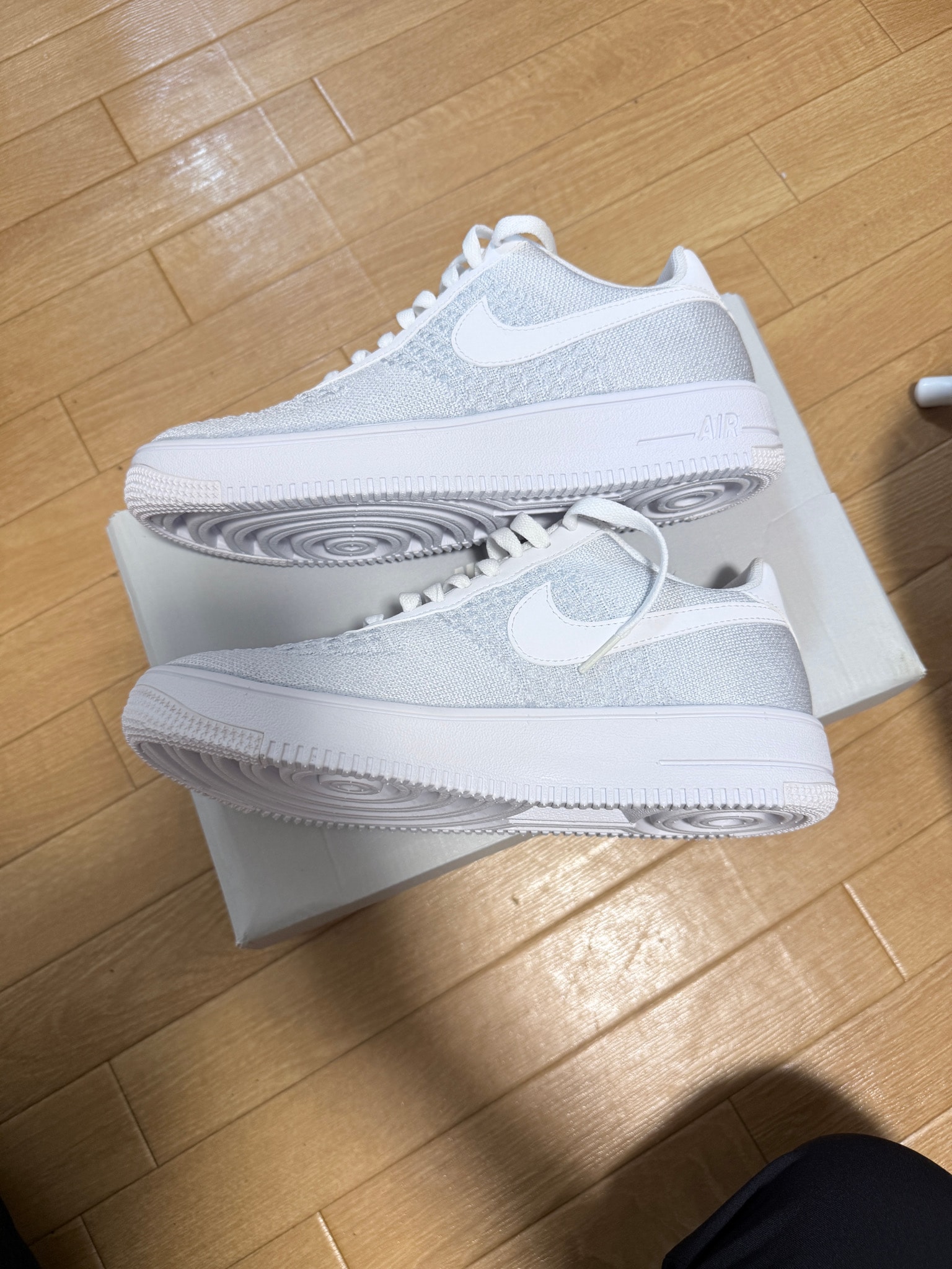 Nike Air Force 1 Flyknit 2.0 "White/Pure Platinum"