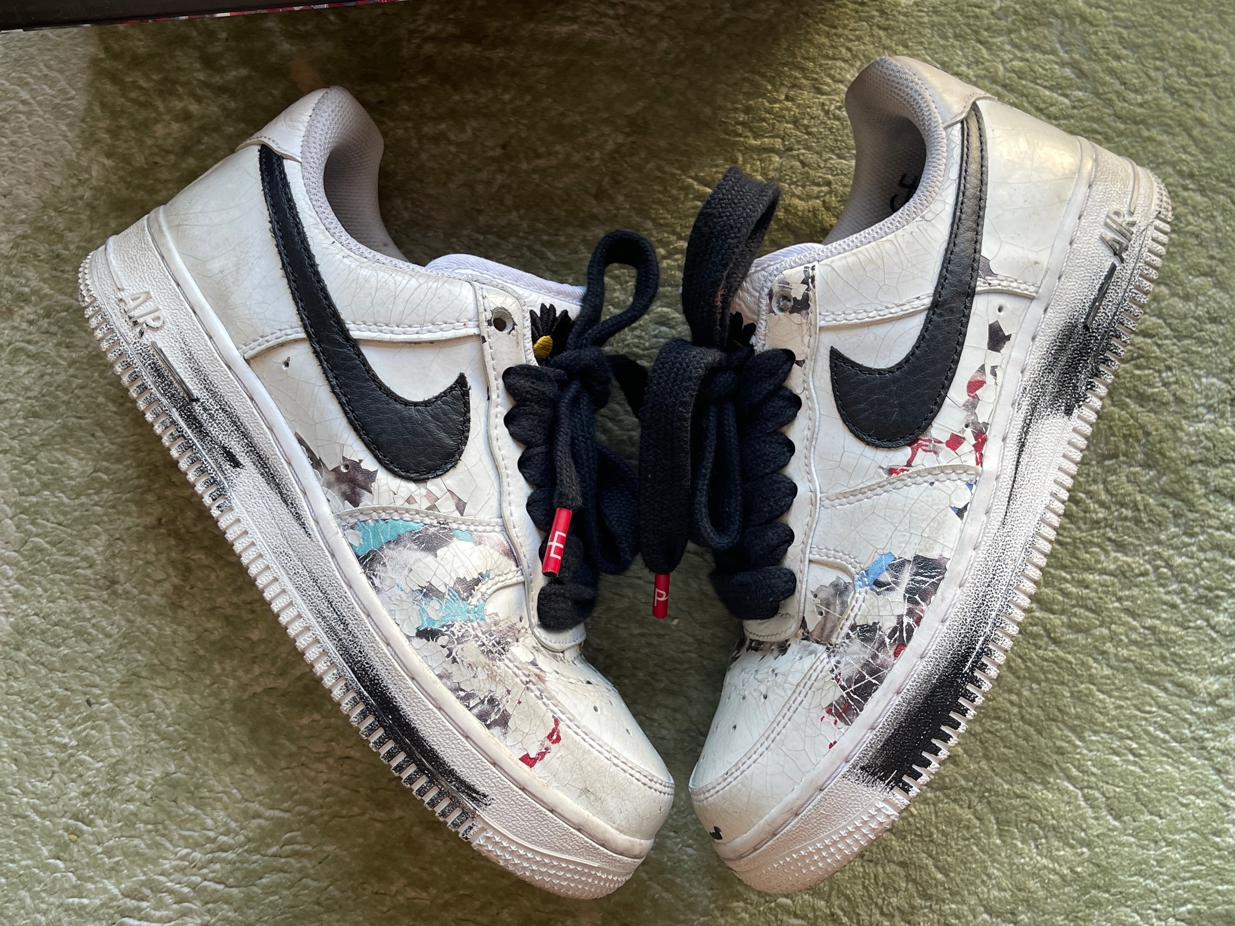 ピースマイナスワン × ナイキ エアフォース1 ロー "パラノイズ/ホワイト/ブラック" / ジードラゴン