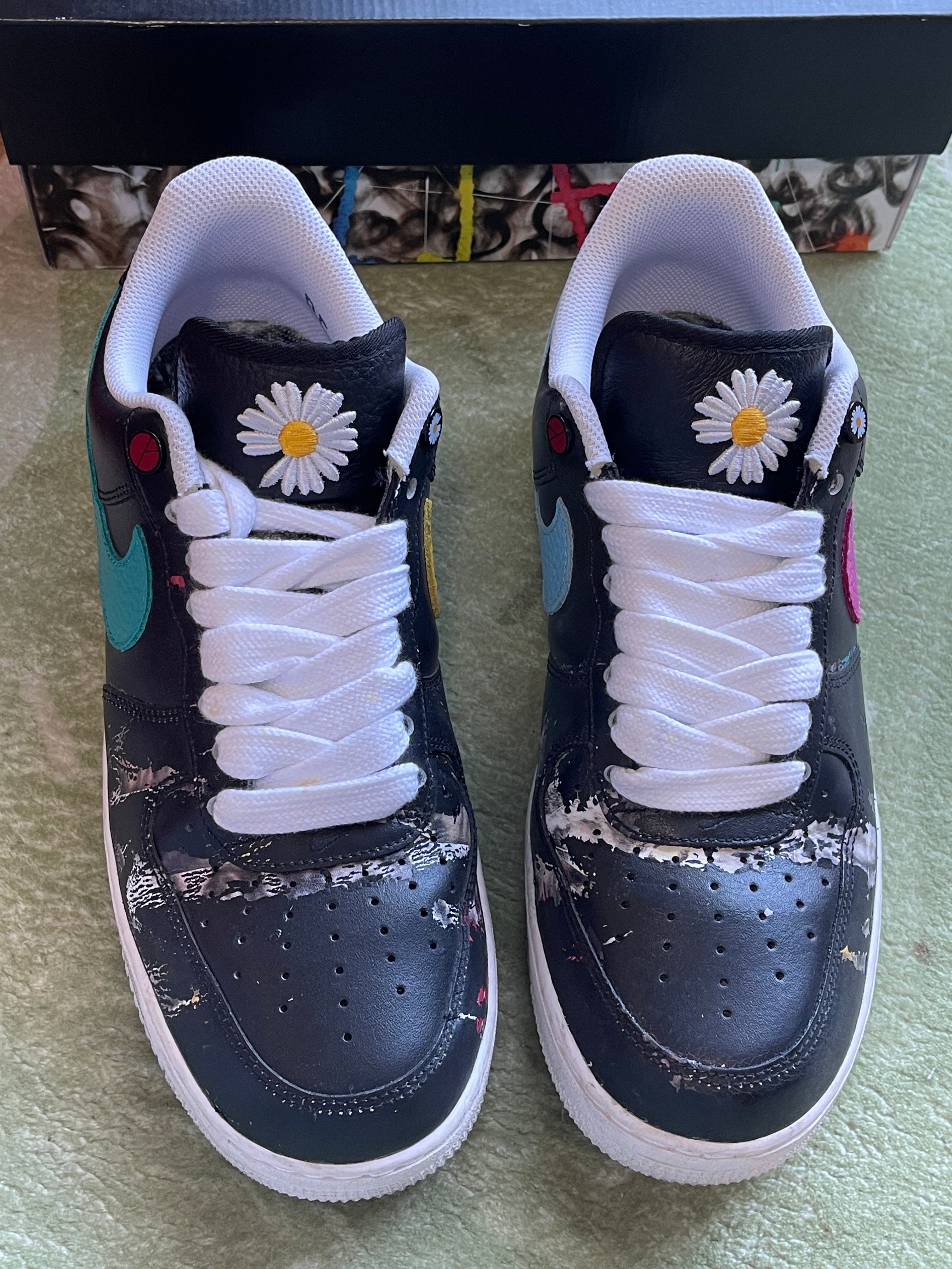 PEACEMINUSONE × Nike Air Force 1 Low '07 Para-Noise 3.0 "Black and Multi-Color" / G-DRAGON