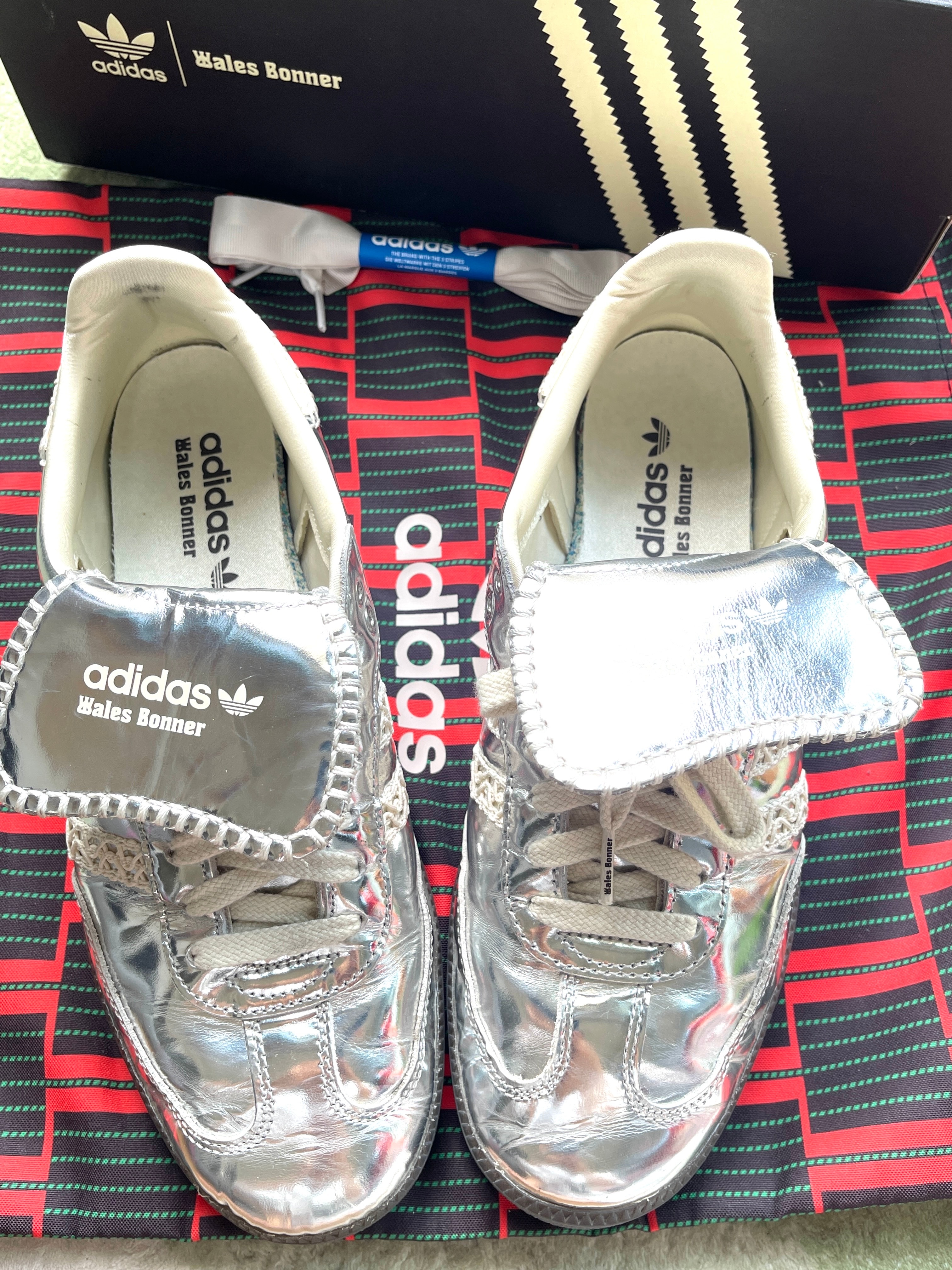 Wales Bonner × adidas Samba "Silver"