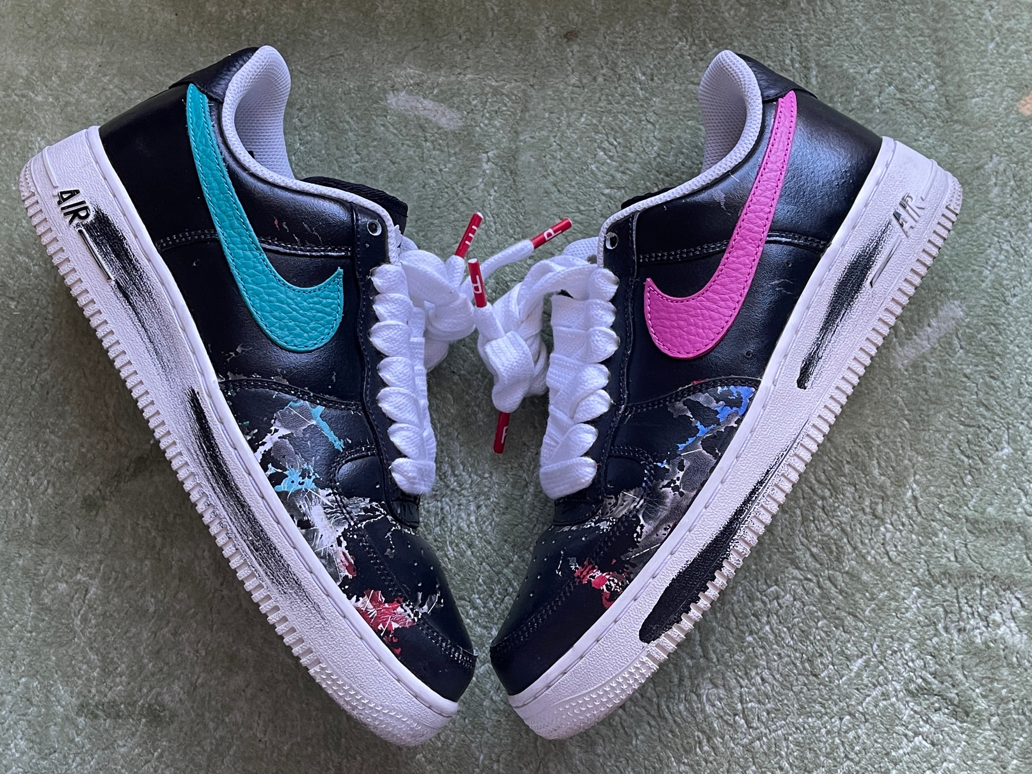 PEACEMINUSONE × Nike Air Force 1 Low '07 Para-Noise 3.0 "Black and Multi-Color" / G-DRAGON