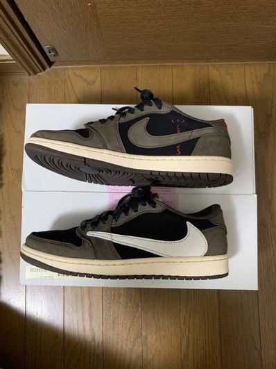 Travis Scott × Nike Air Jordan 1 Low OG SP-T "Black/Dark Mocha"