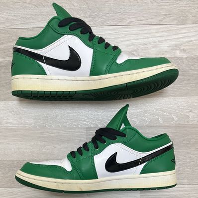 NIKE AIR JORDAN 1 LOW "PINE GREEN/WHITE"