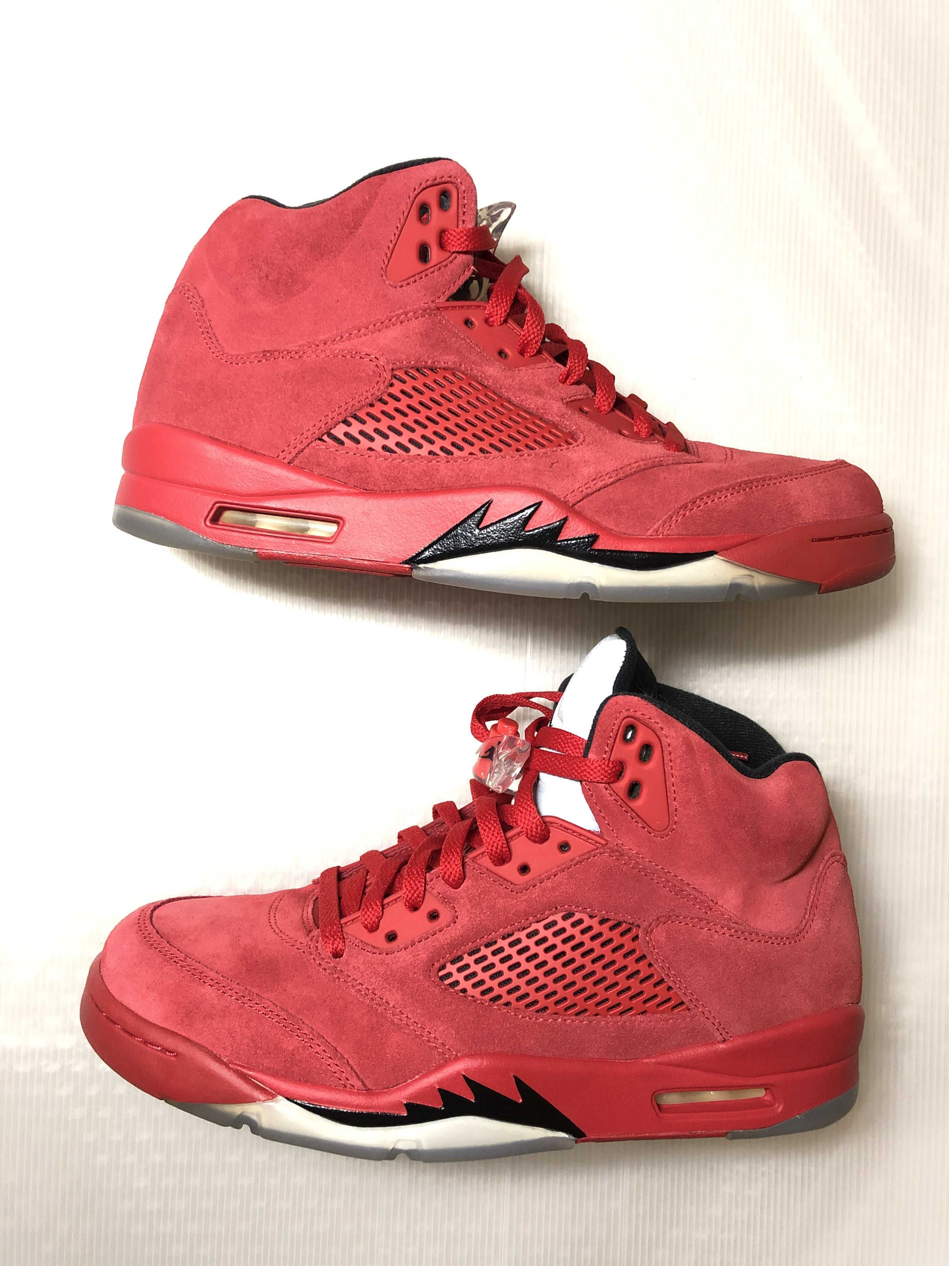 Nike Air Jordan 5 Ratro "Red Suede"