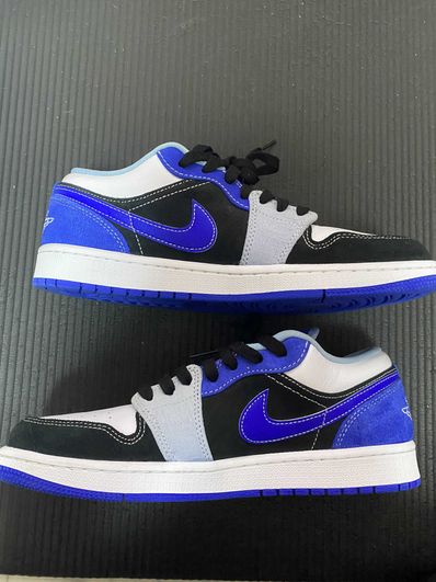 NIKE AIR JORDAN 1 LOW "WHITE/BLACK/BLUE"