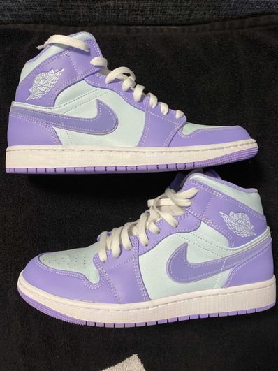 Nike Air Jordan 1 Mid "Purple Aqua"
