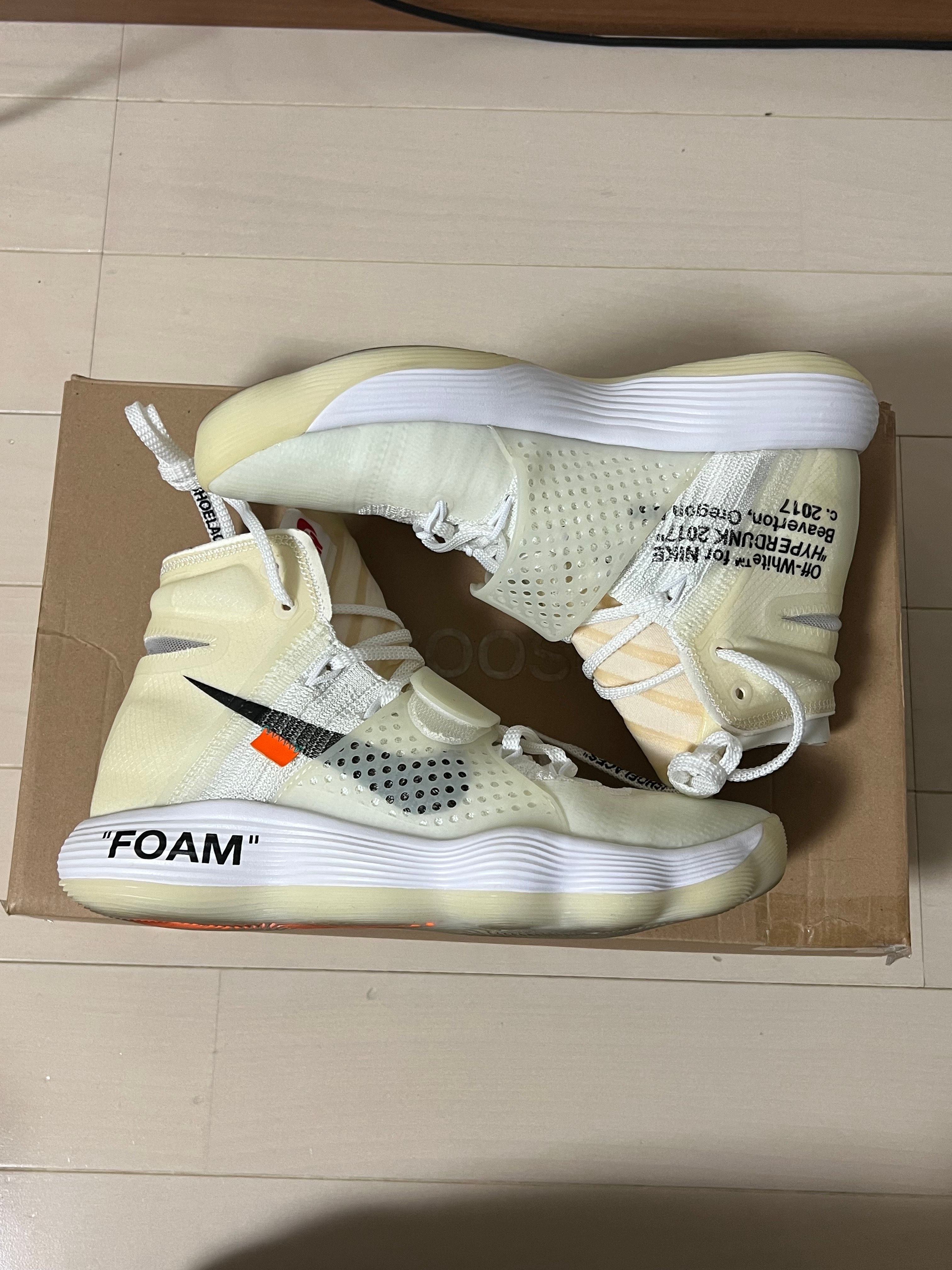 Off-White × Nike React Hyperdunk 2017 Flyknit "The 10/White"