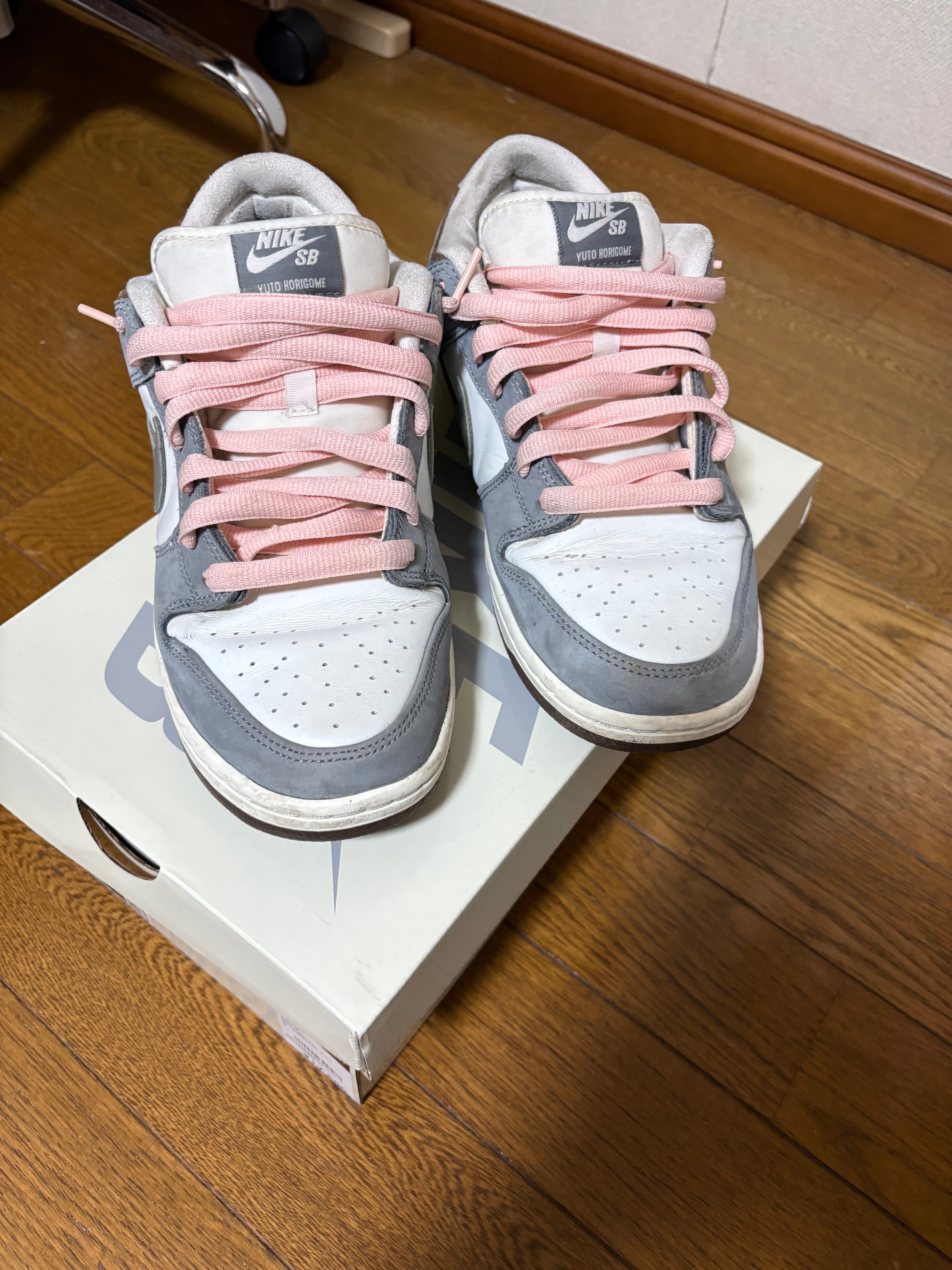 堀米 雄斗(ユウト ホリゴメ) × ナイキ SB ダンク ロー プロ QS "ウルフグレー"