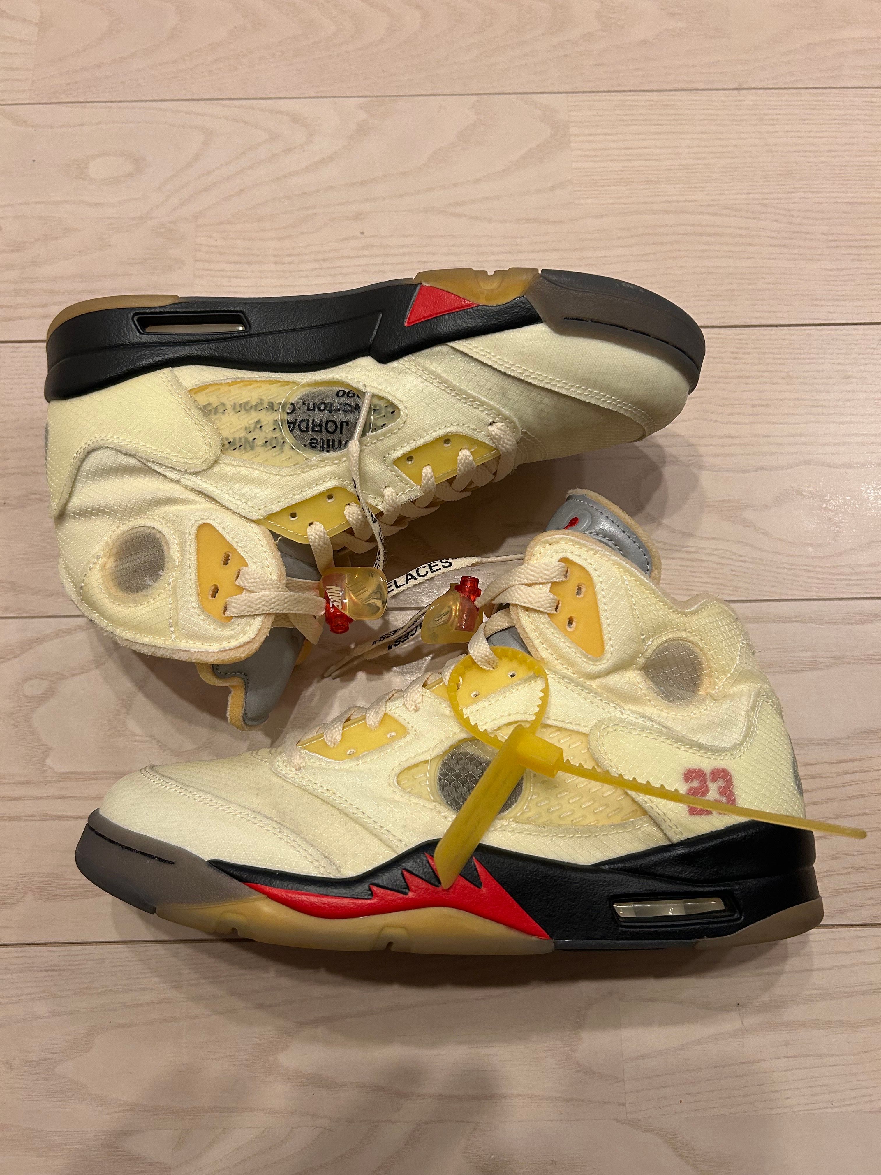 Off-White × Nike Air Jordan 5 "Sail"