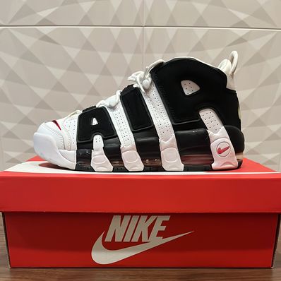 NIKE AIR MORE UPTEMPO "WHITE/BLACK/UNIVERSITY RED"(2020)