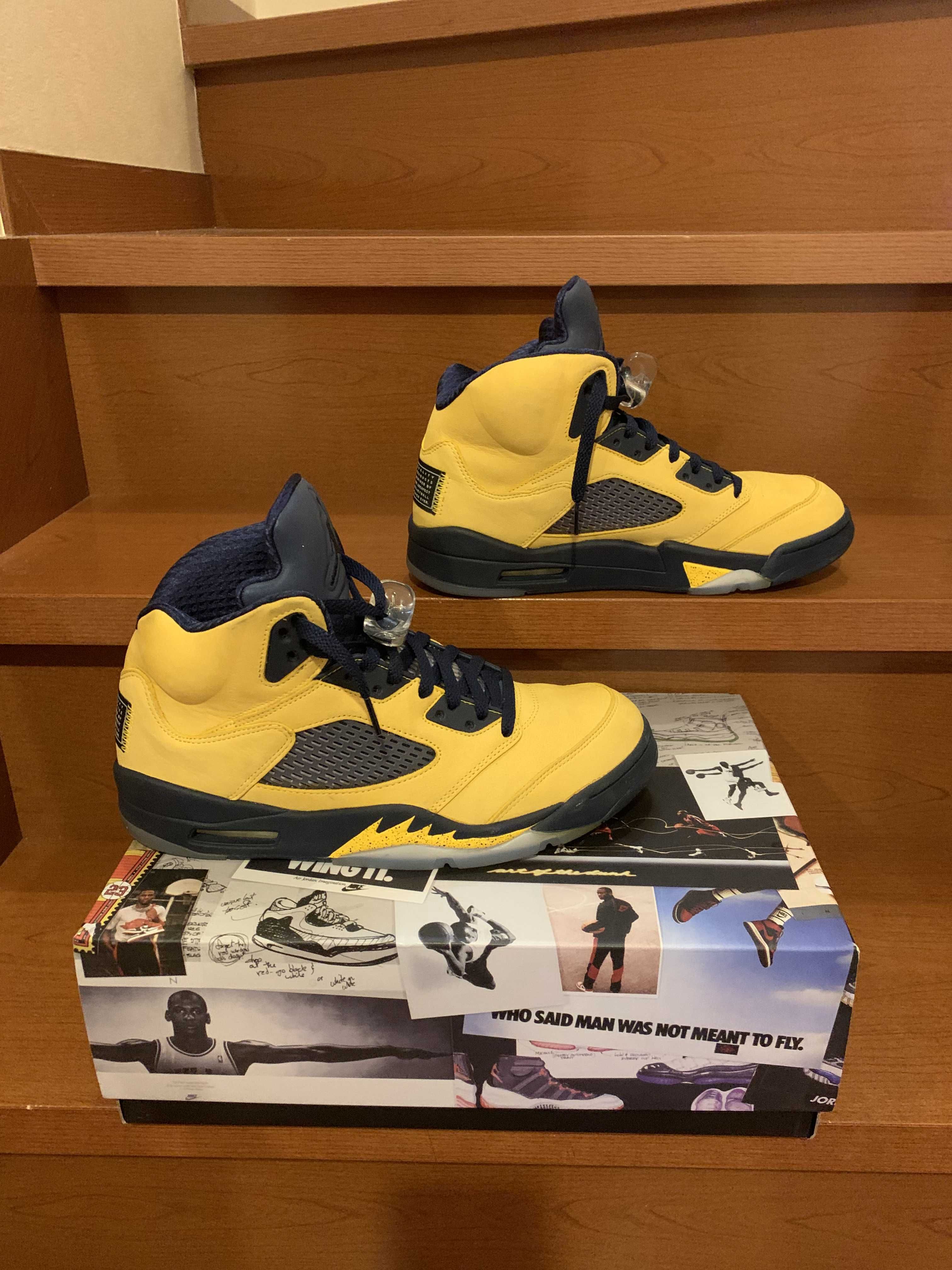 NIKE AIR JORDAN 5 "MICHIGAN"