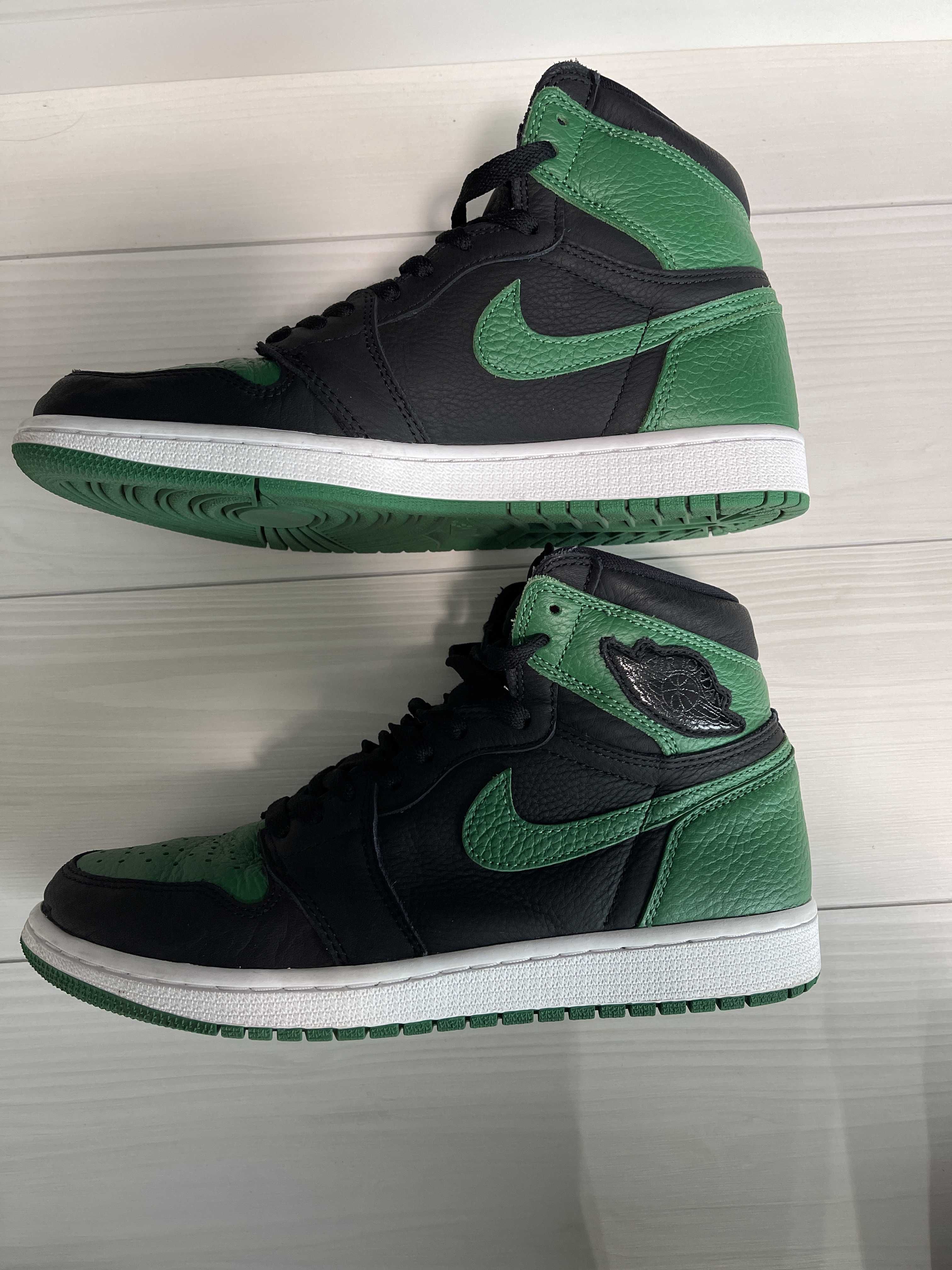 Nike Air Jordan 1 Retro High OG "Black/Pine Green" (2020)      
