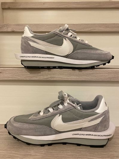 Fragment × sacai × Nike LD Waffle "Light Smoke Grey"
