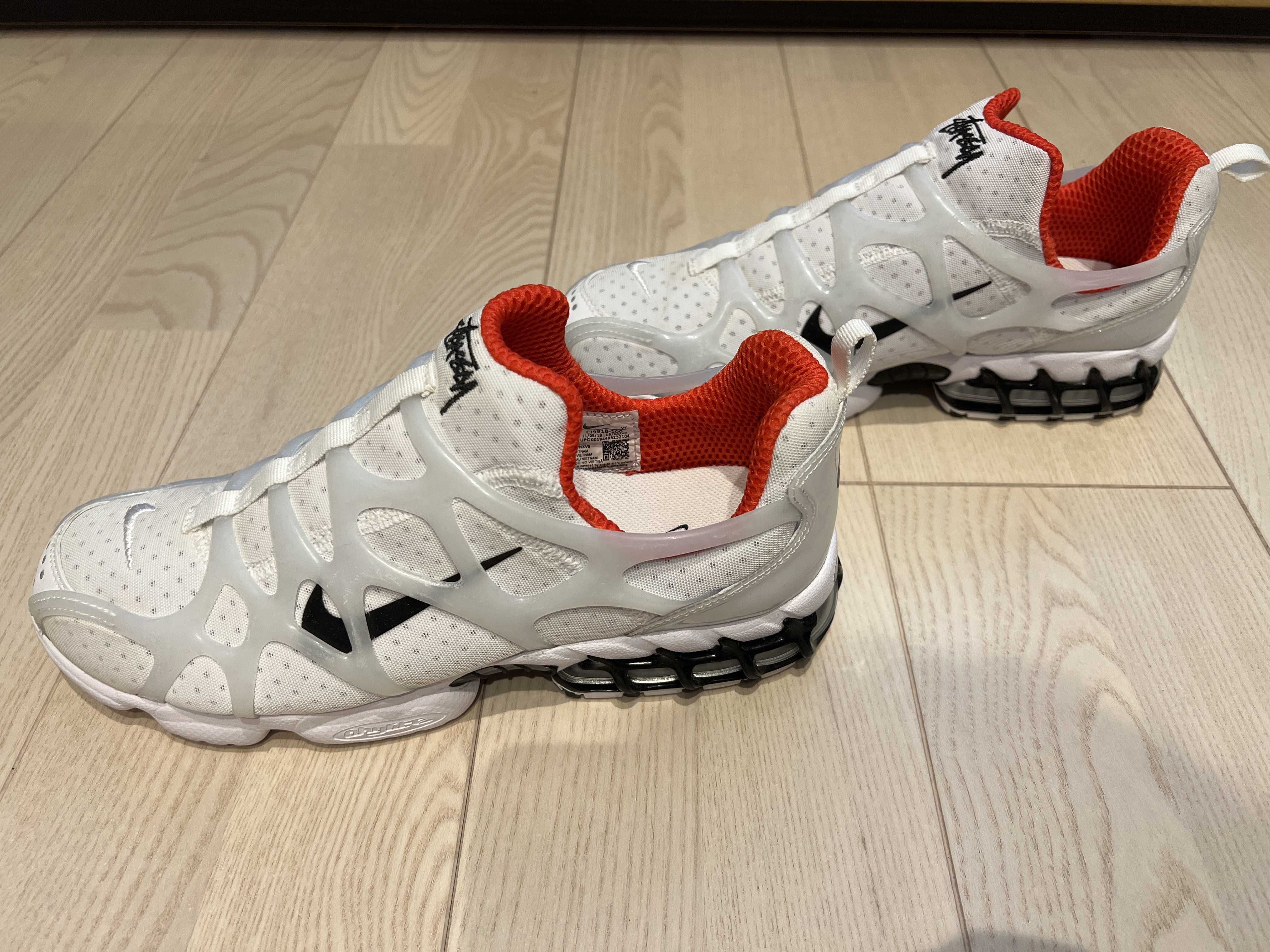 Stussy × Nike Air Zoom Kukini "White/Red"