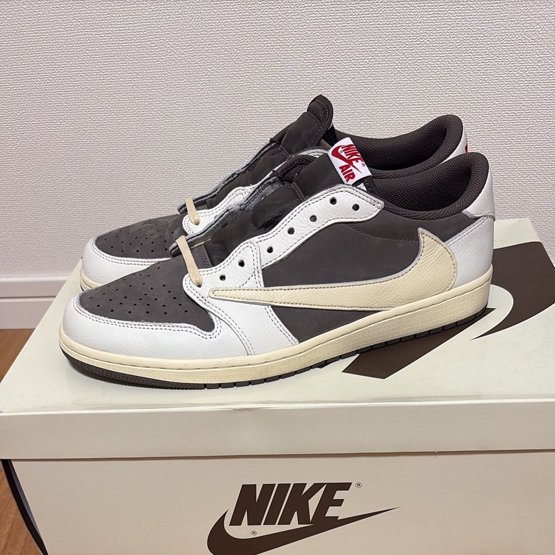 Travis Scott × Nike Air Jordan 1 Low OG SP "Reverse Mocha/Sail and Ridgerock"