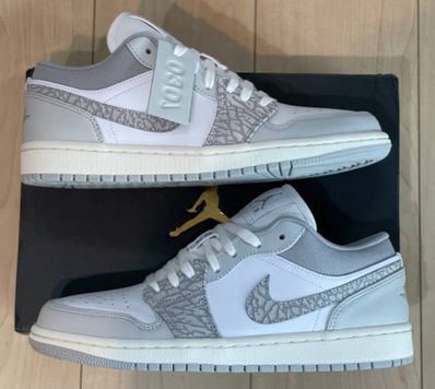 Nike Air Jordan 1 Low PRM "Elephant Print/Safari"
