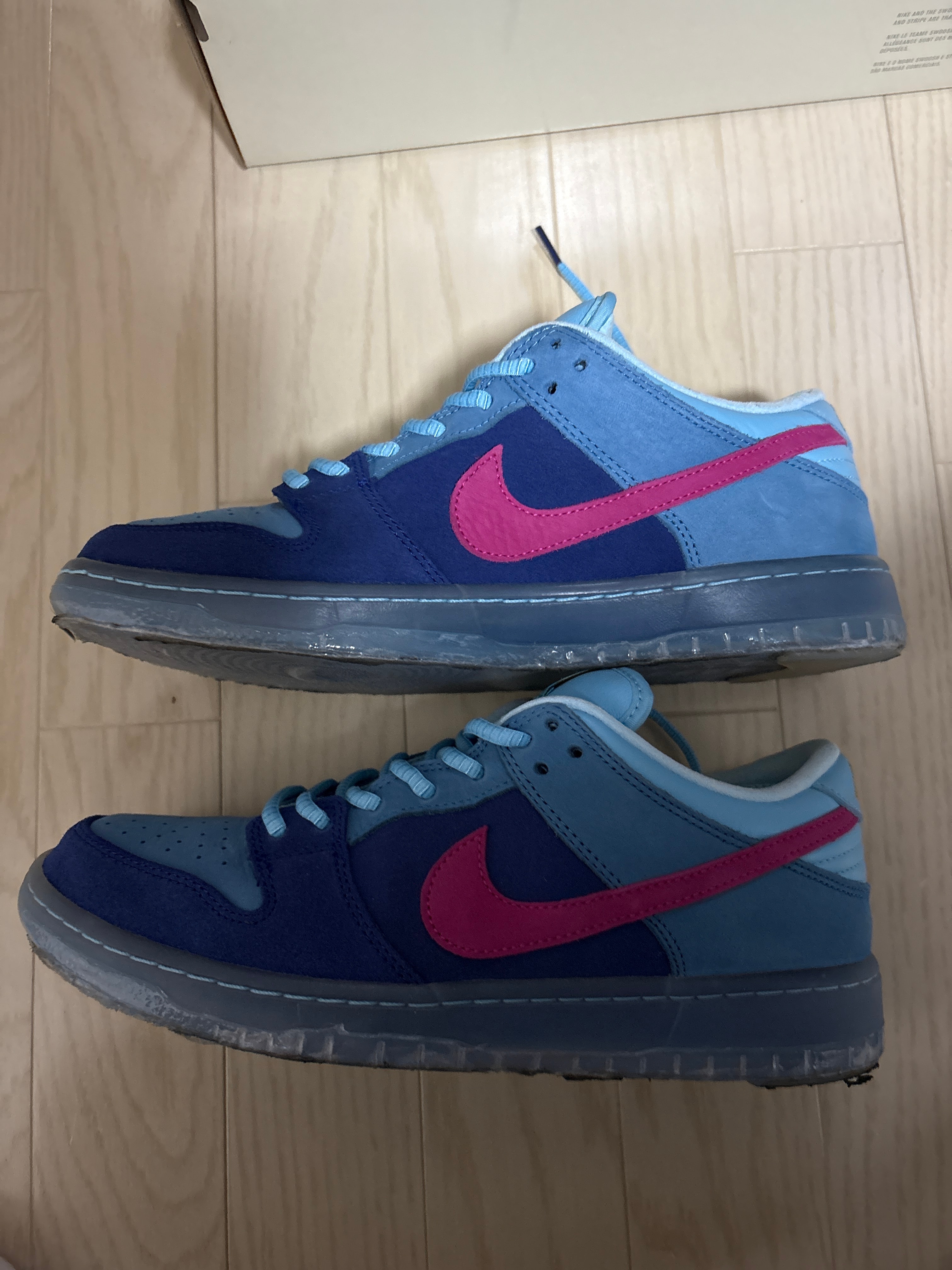 Run The Jewels × Nike SB Dunk Low "Deep Royal Blue and Active Pink"