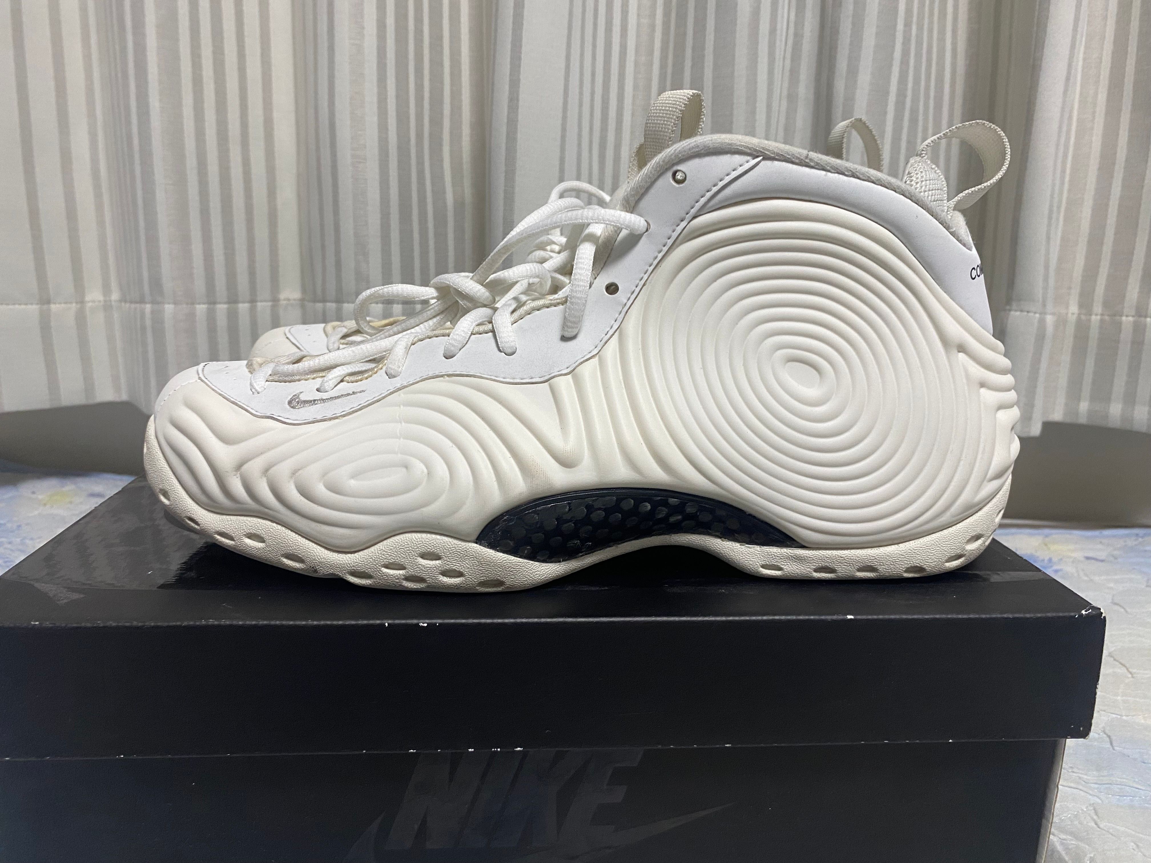 COMME des GARCONS × Nike Air Foamposite One "White"