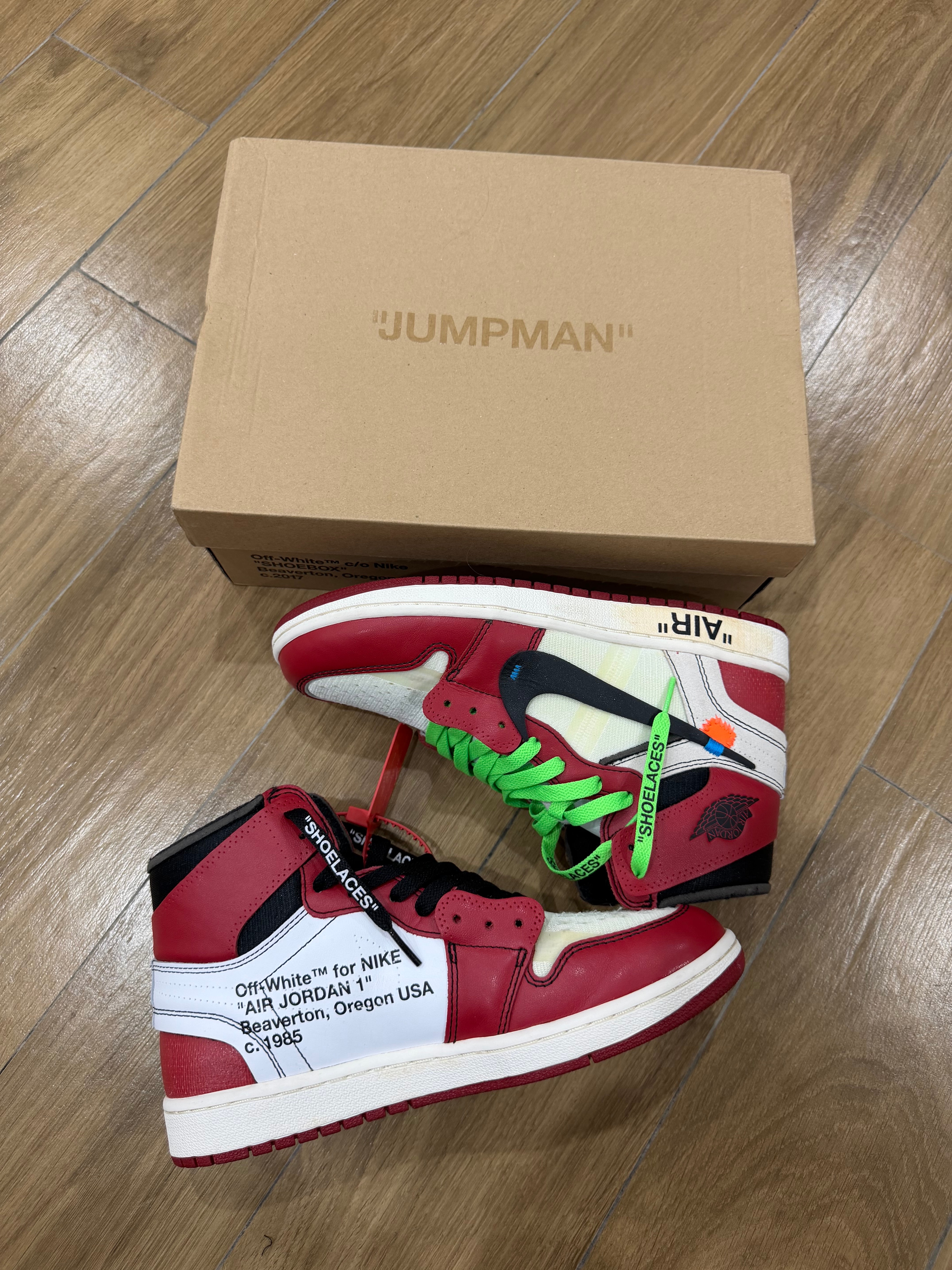 Off-White × Nike Air Jordan 1 Retro High The Ten "Chicago"