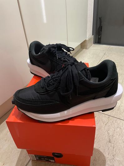 sacai × Nike LDV Waffle "Triple Black"