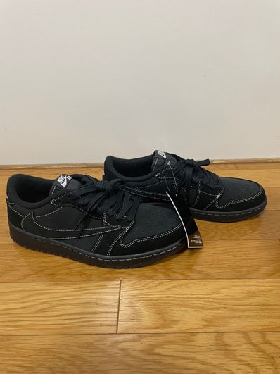 Travis Scott × Nike Air Jordan 1 Low OG SP "Black Phantom"