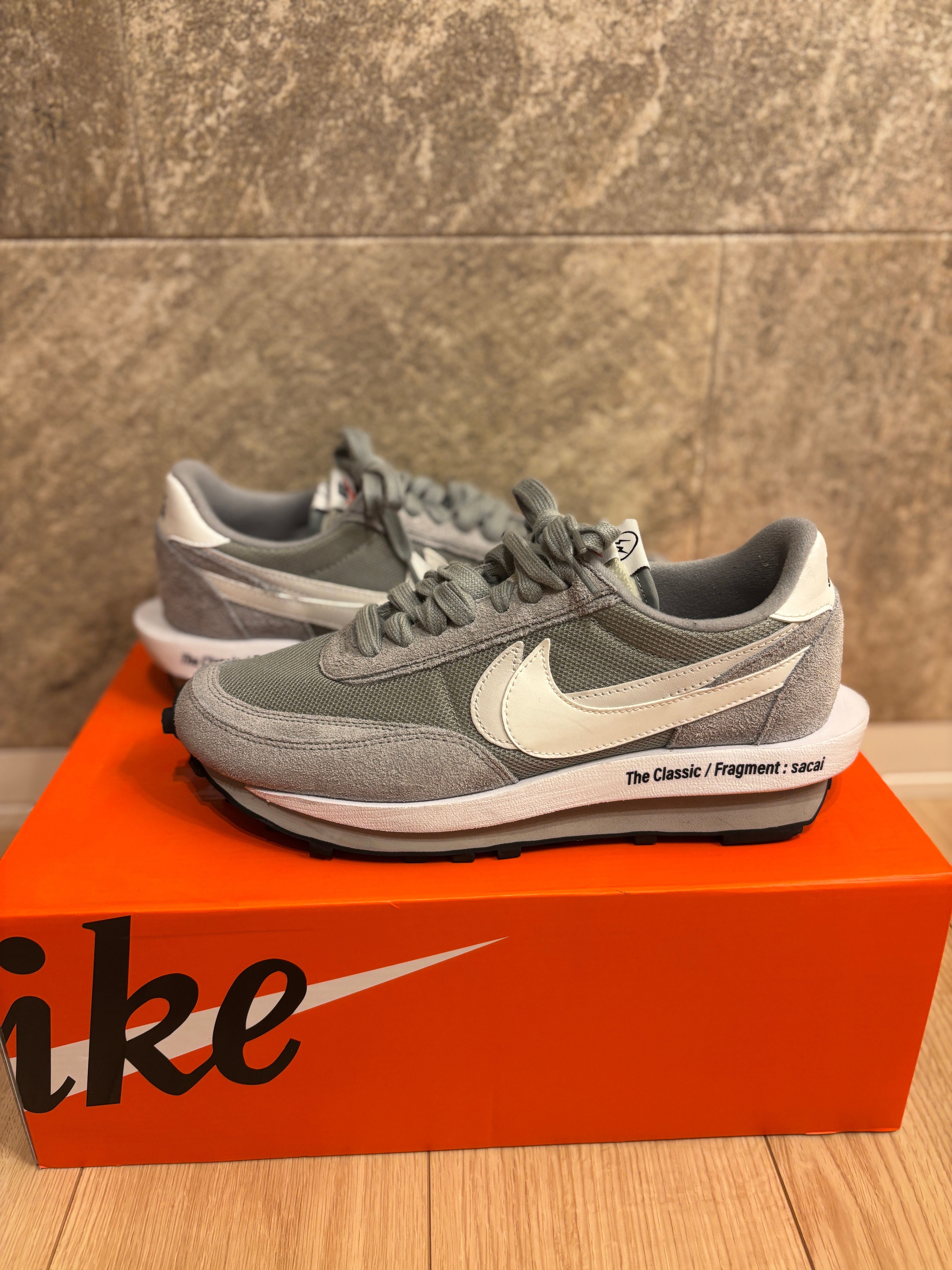 Fragment × sacai × Nike LD Waffle "Light Smoke Grey"