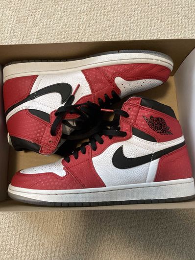 Spiderman × Nike Air Jordan 1 Origin Story "Gym Red/White/Photo Blue/Black"