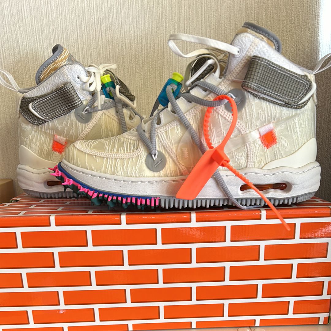 Off-White × Nike Air Force 1 Mid "White"