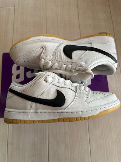 Nike SB Dunk Low Pro "White/Black-White-Gum Light Brown"