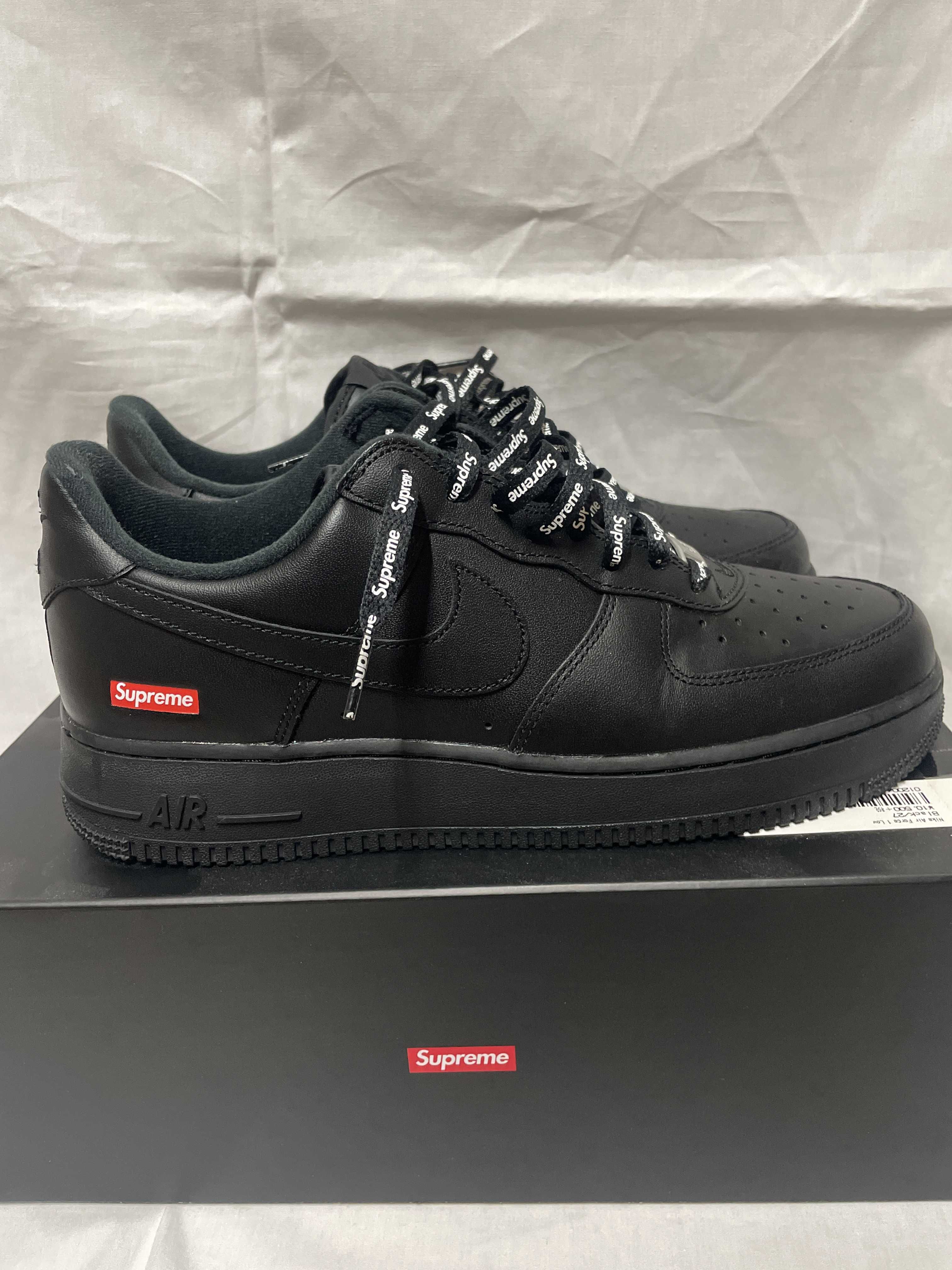 Supreme × Nike Air Force 1 Low "Black"