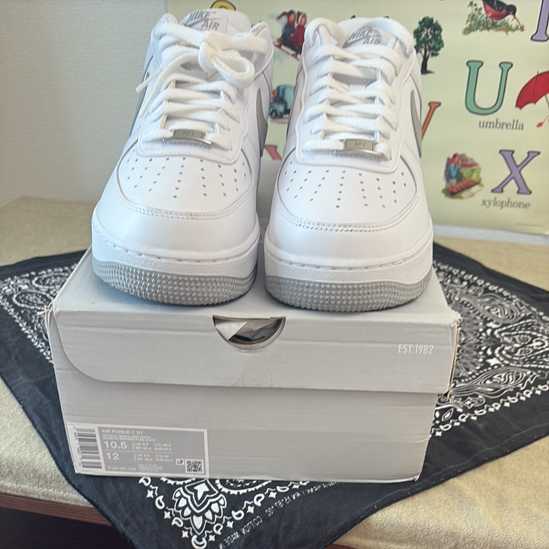 Nike Air Force 1 Low '07 "White/Light Smoke Grey"