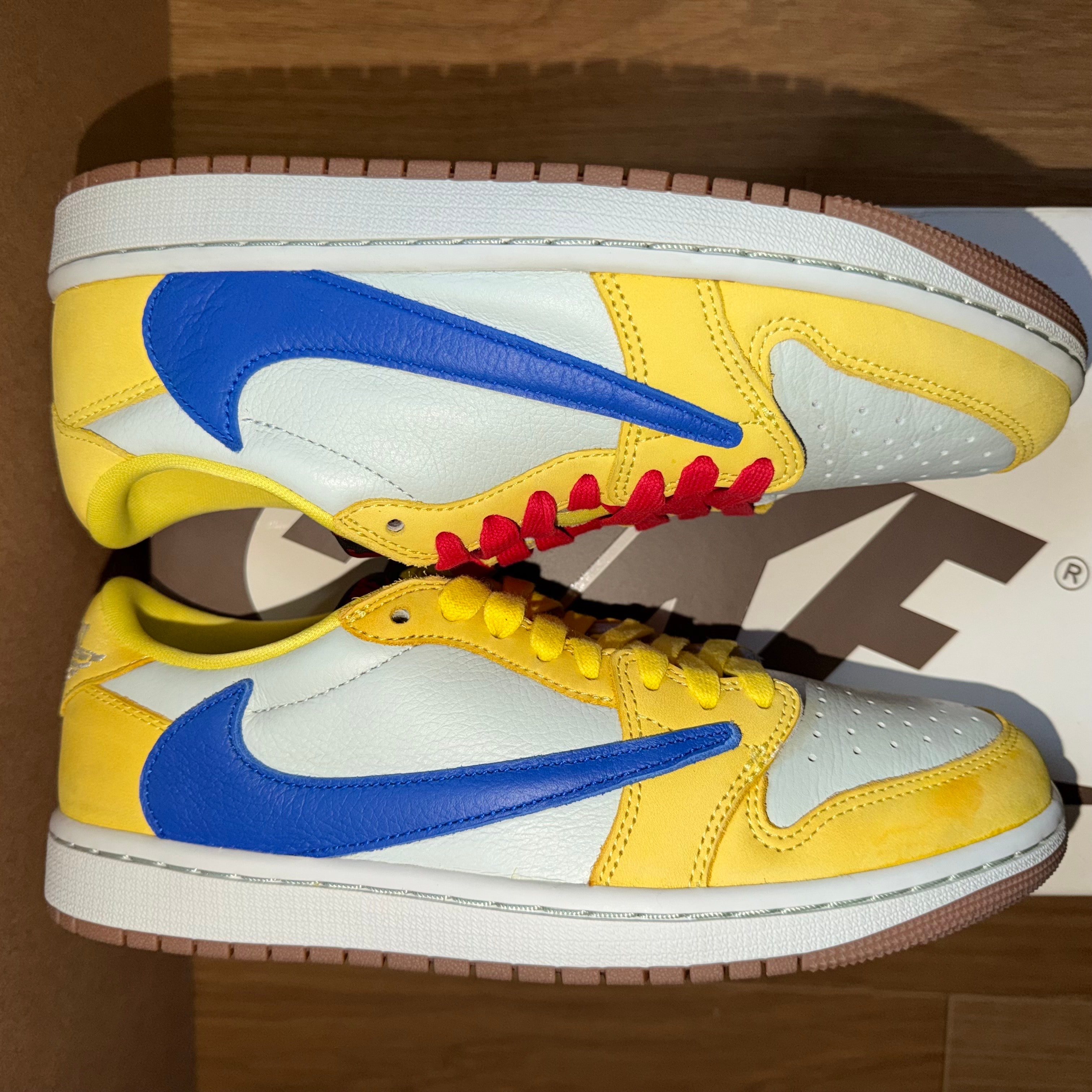 Travis Scott × Nike Women's Air Jordan 1 Retro Low OG "Canary"