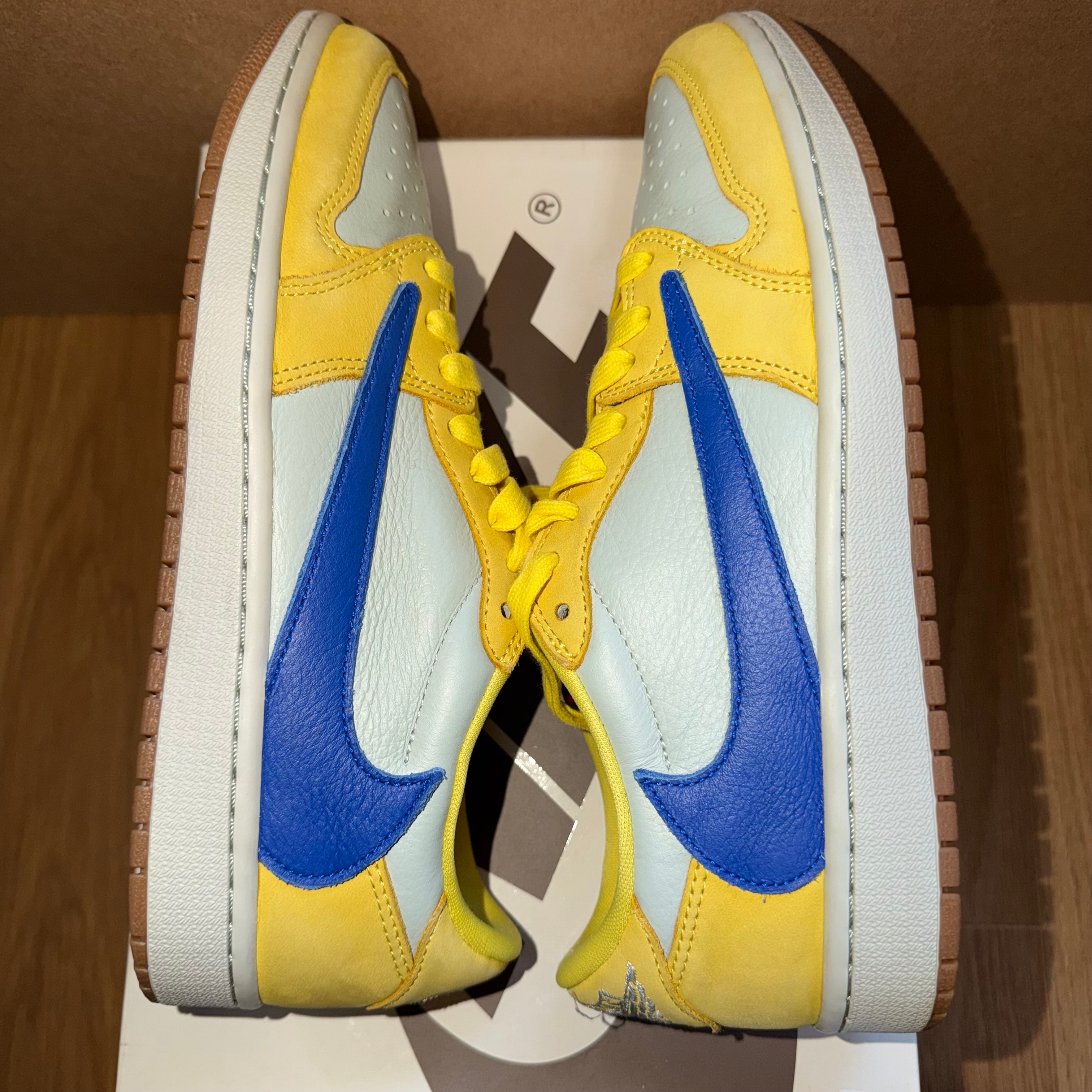 Travis Scott × Nike Women's Air Jordan 1 Retro Low OG "Canary"