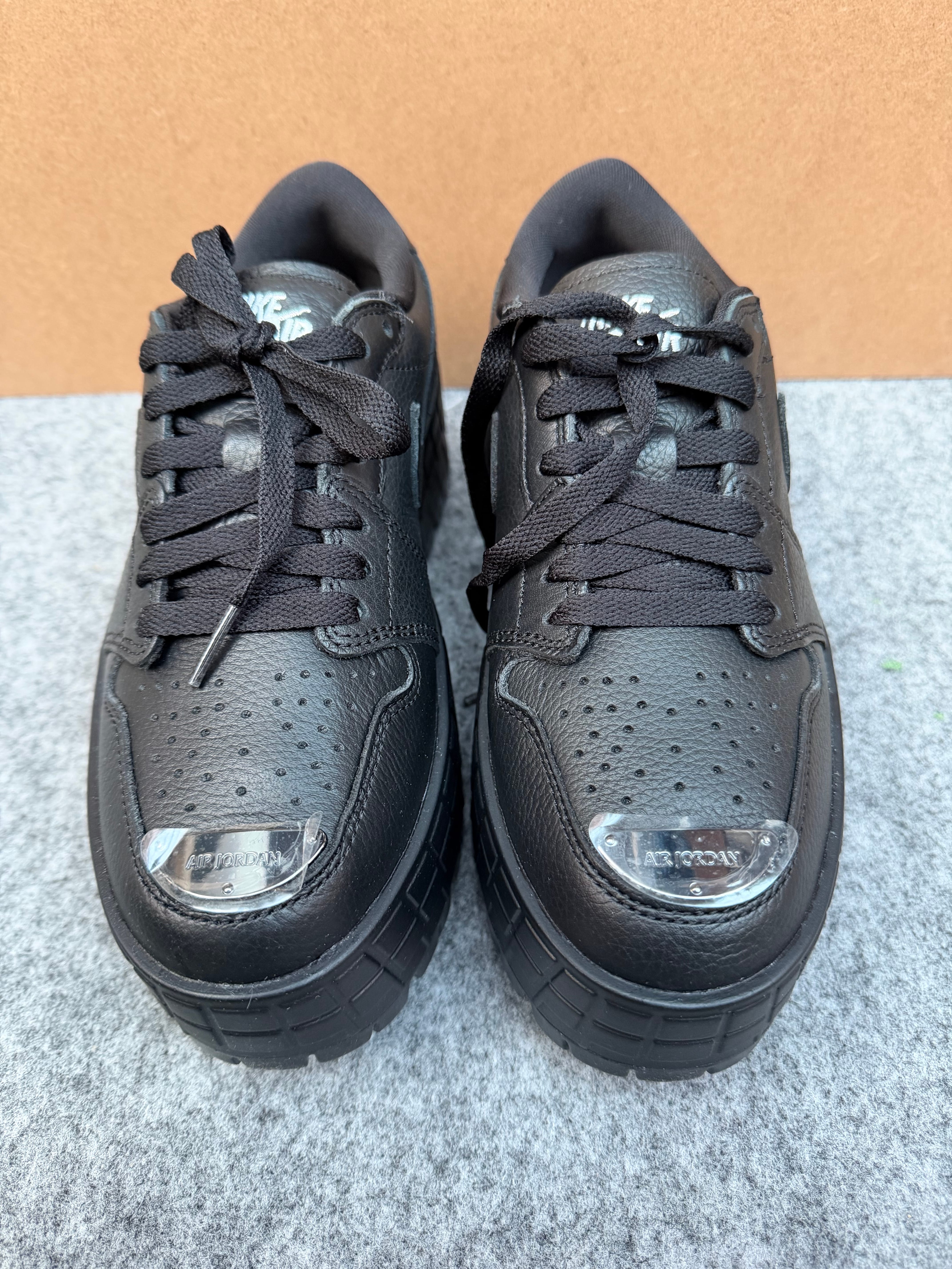 Nike Women's Air Jordan 1 Brooklyn Low "Black/White/Metallic Black"