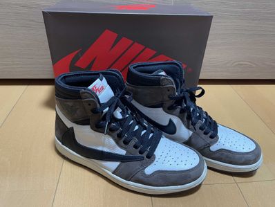 Travis Scott × Nike Air Jordan 1 Retro High OG TS SP "Sail/Dark Mocha"