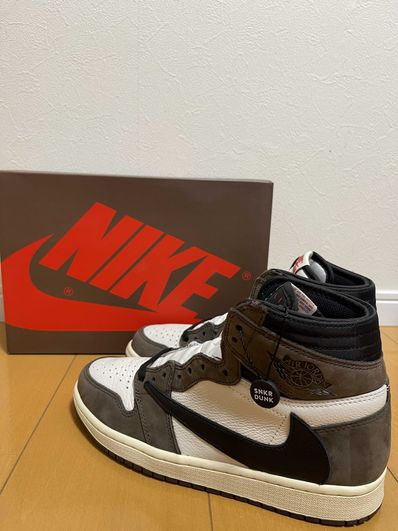 Travis Scott × Nike Air Jordan 1 Retro High OG TS SP "Sail/Dark Mocha"