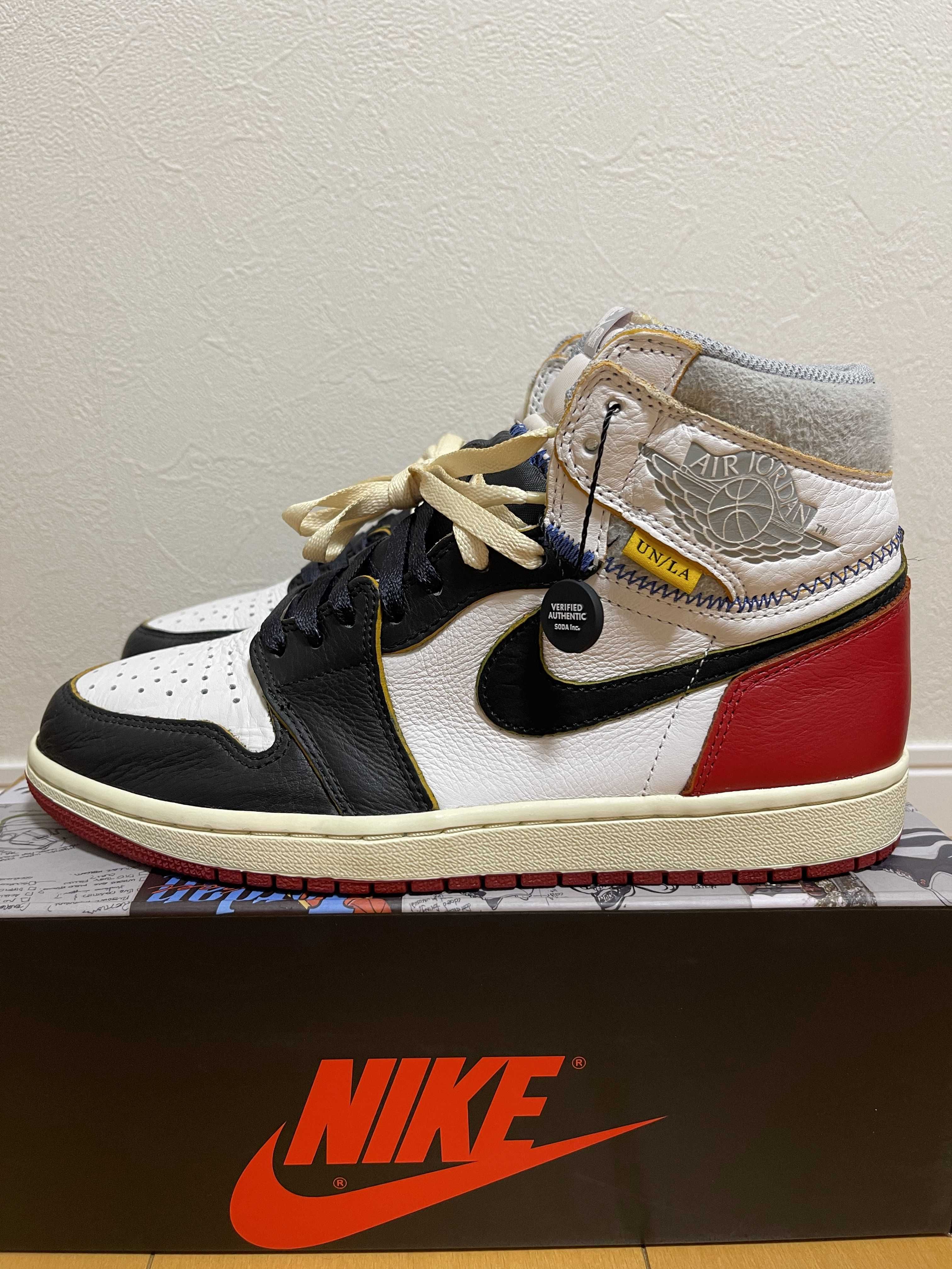 UNION × Nike Air Jordan 1 Retro High OG NRG "Varsity Red/Wolf Grey"