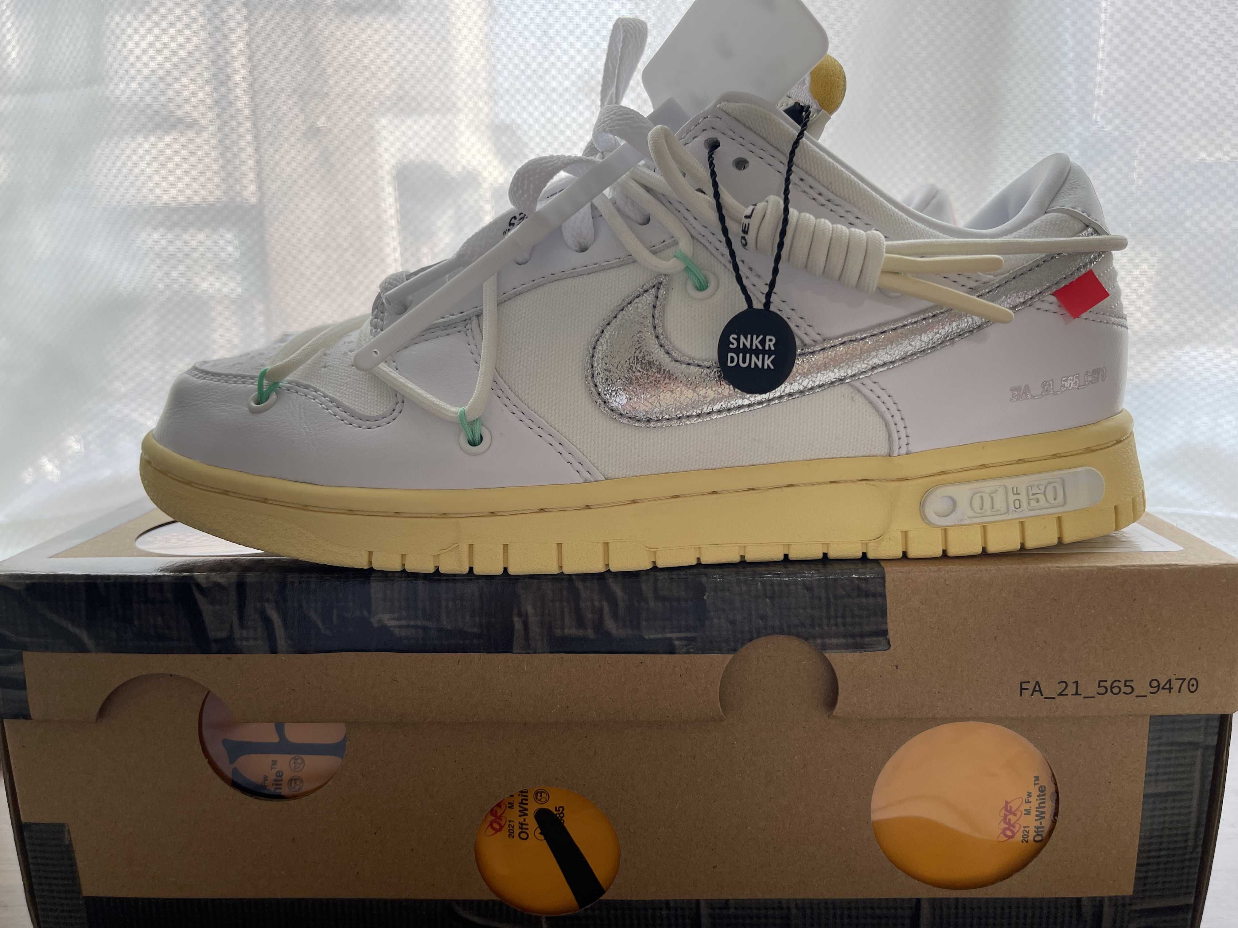 Off-White × Nike Dunk Low 1 of 50 "Lot.1"