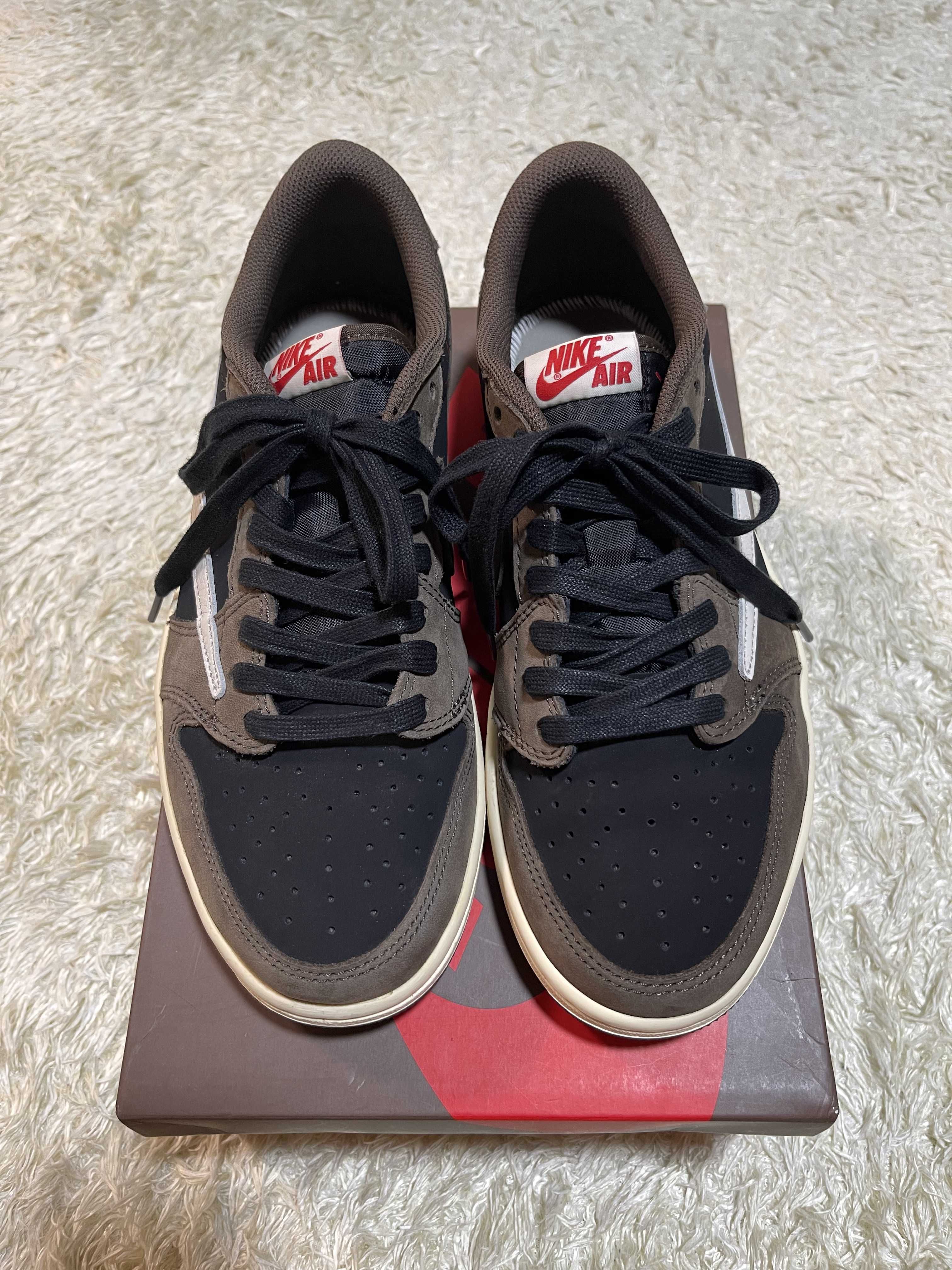 Travis Scott × Nike Air Jordan 1 Low OG SP-T  "Black/Dark Mocha"