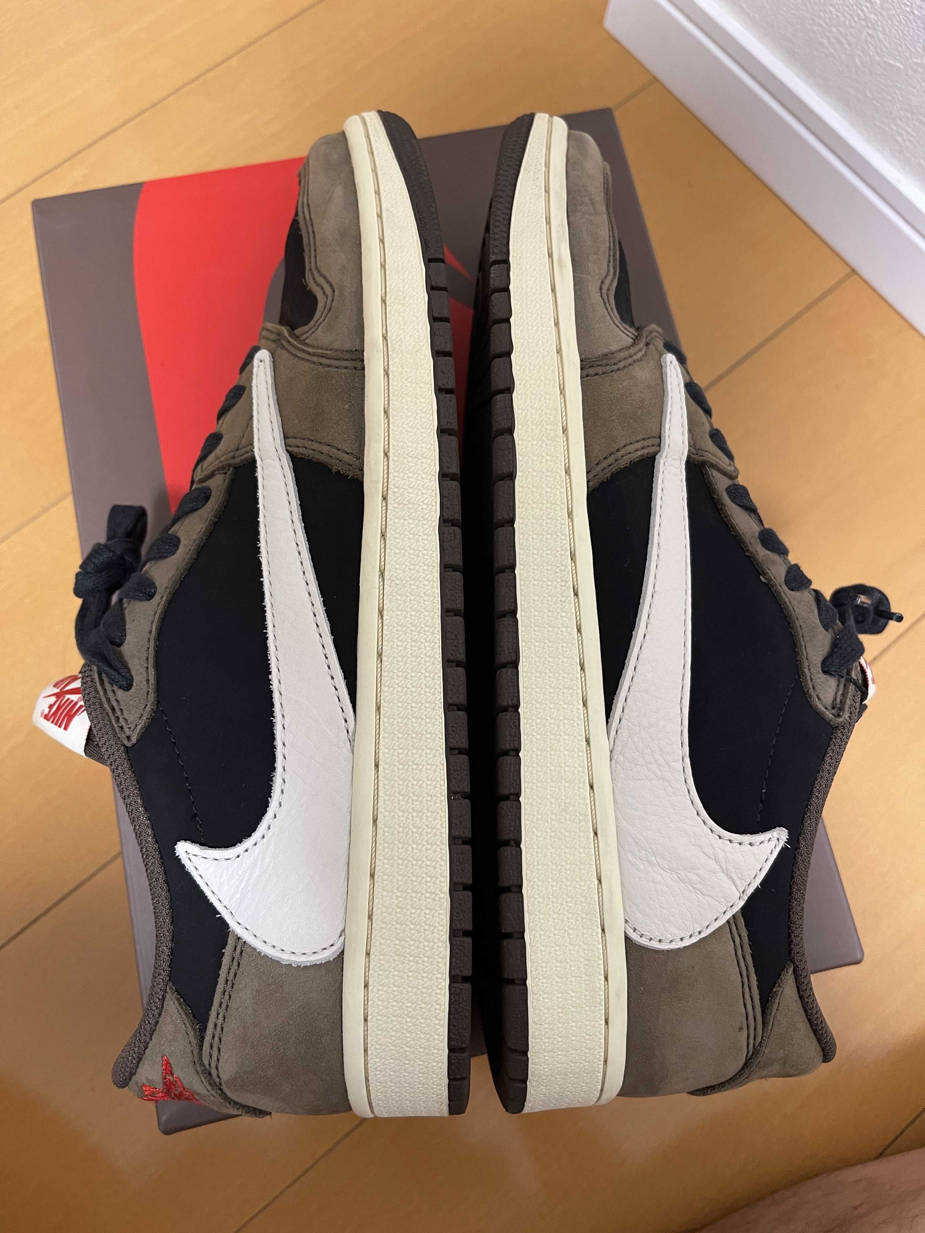 Travis Scott × Nike Air Jordan 1 Low OG SP-T  "Black/Dark Mocha"