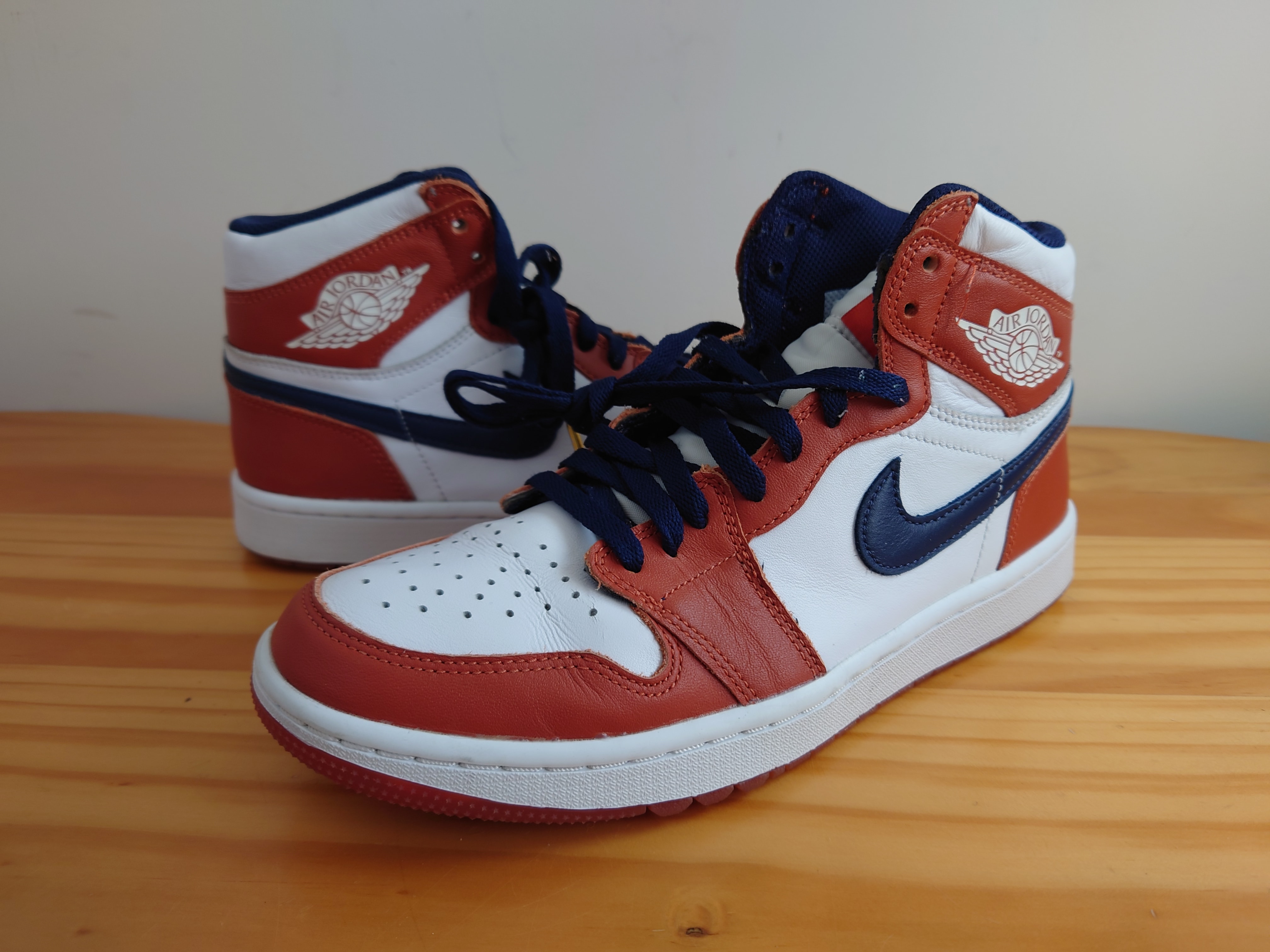 Eastside Golf × Nike Air Jordan 1 High Golf "Burnt Sunrise/Midnight Navy"