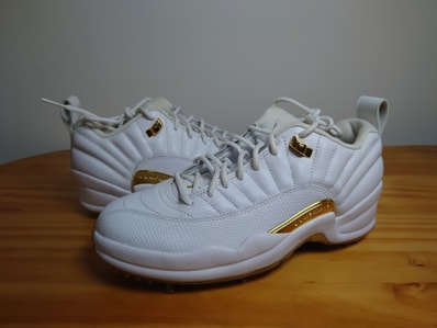 Nike Air Jordan 12 Low Golf "Metallic Gold"