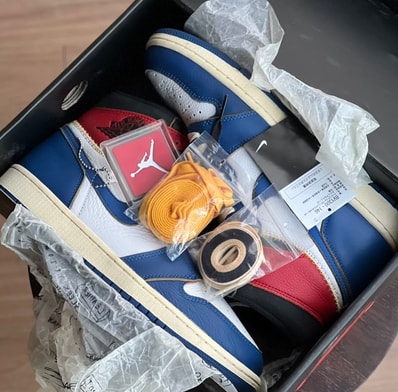 UNION × Nike Air Jordan 1 Retro High OG NRG "Storm Blue/Varsity Red"