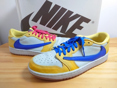 Travis Scott × Nike Women's Air Jordan 1 Retro Low OG "Canary"