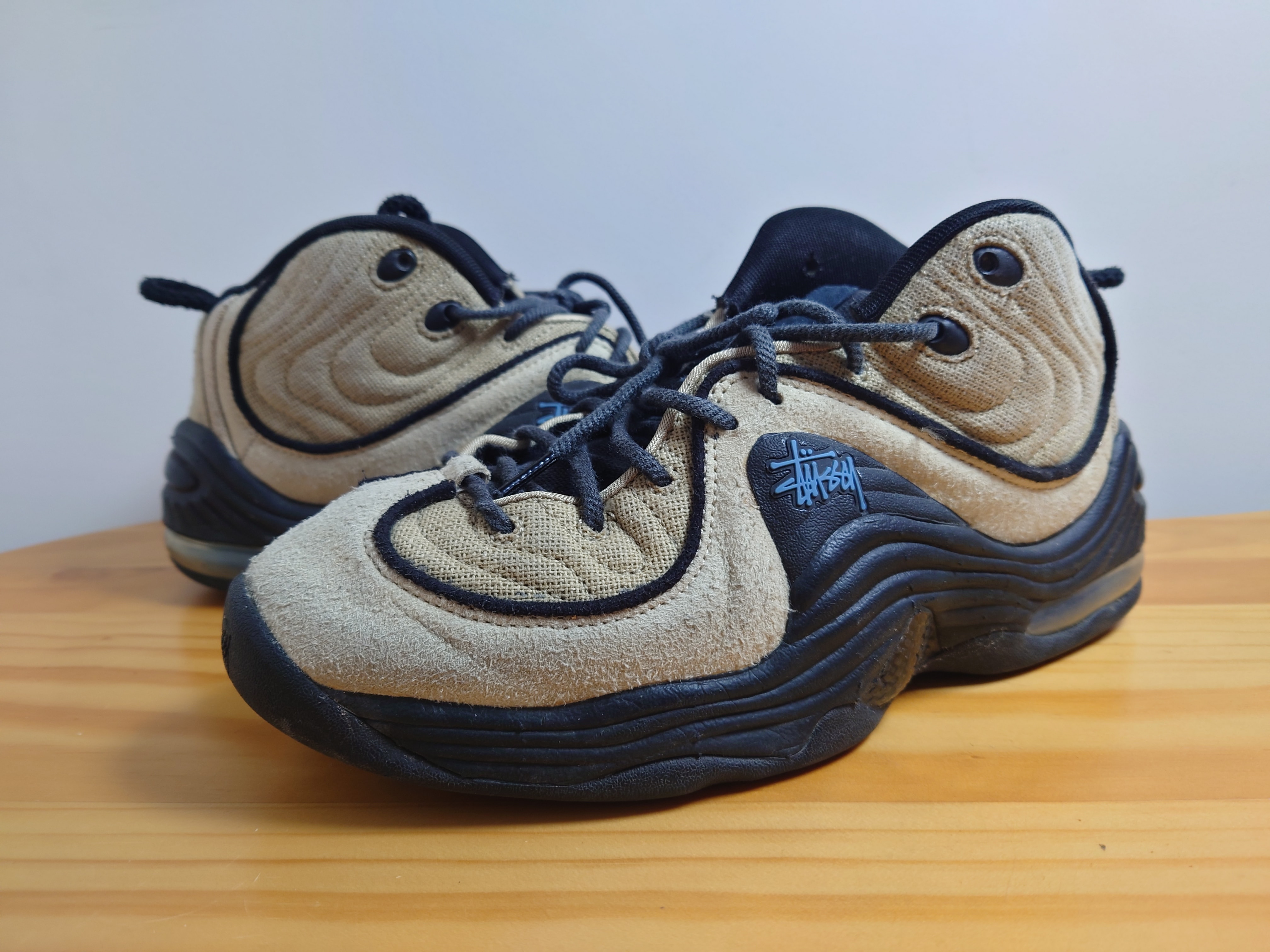 Stussy × Nike Air Penny 2 "Rattan and Limestone"